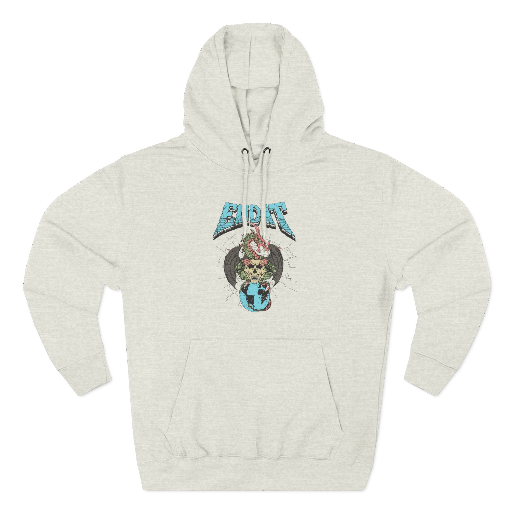 End It Dragon Skull Three-Panel Fleece Hoodie