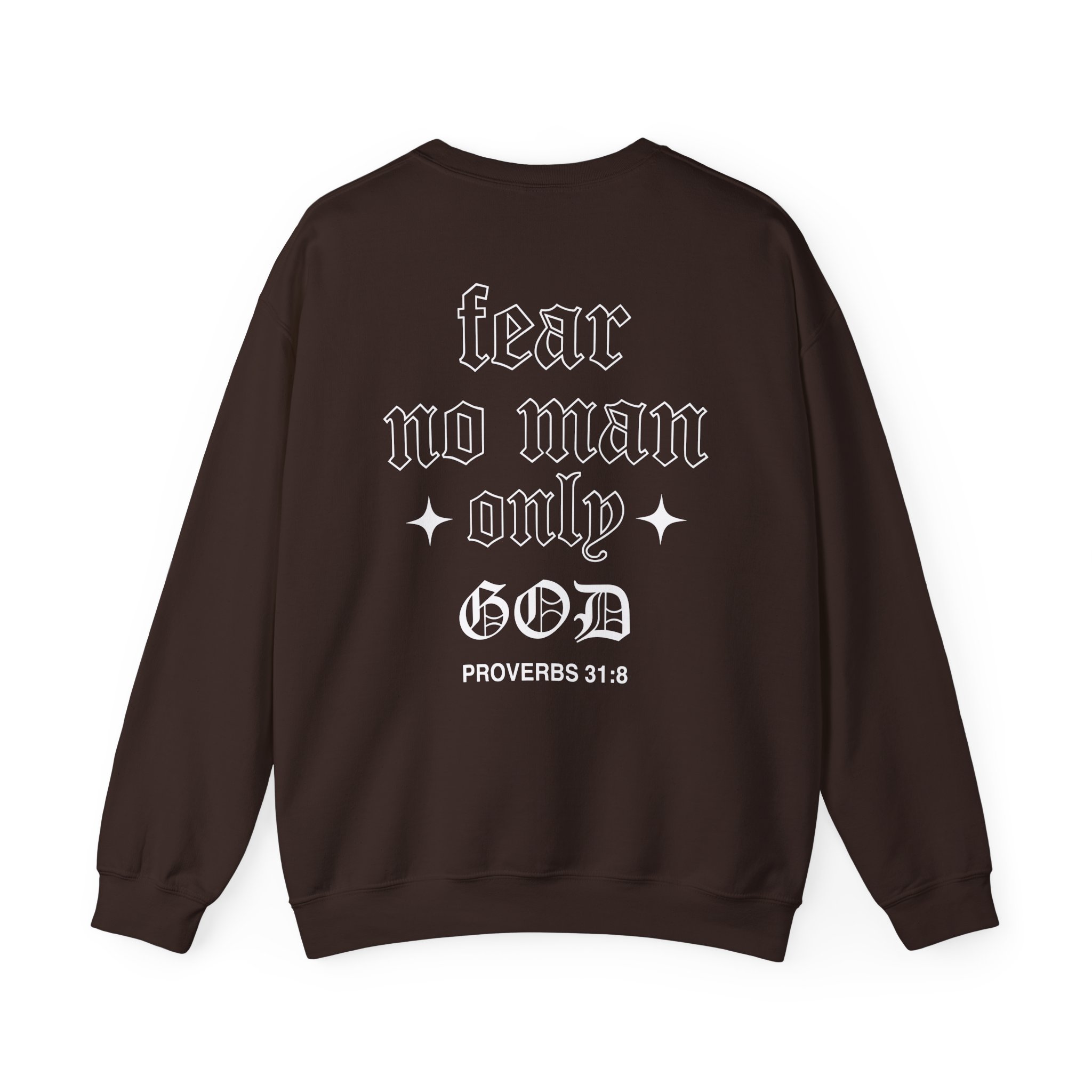 Ryan Garcia Fear No Man Only God Unisex Heavy Blendâ„¢ Crewneck Sweatshirt