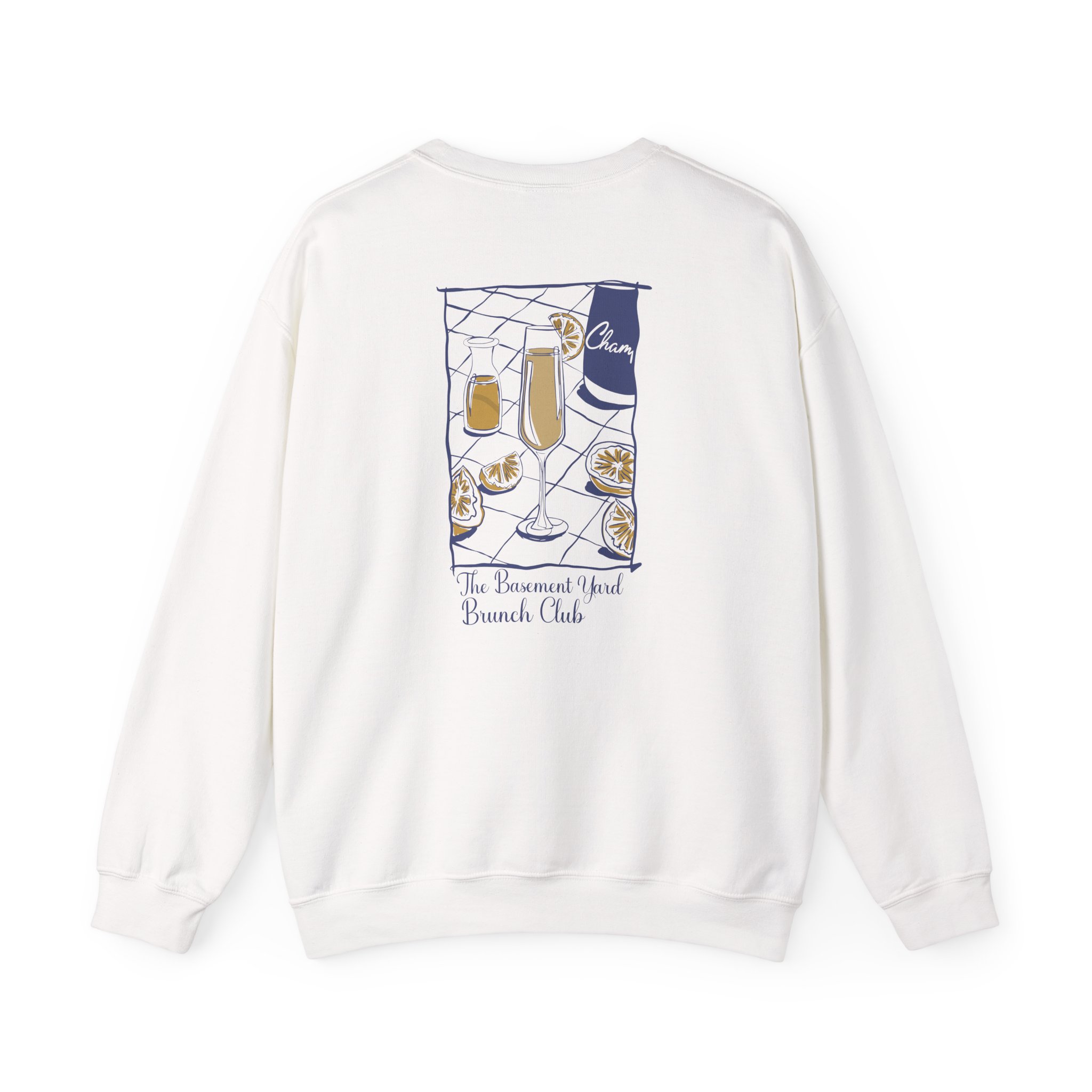 Basement Yard Brunch Club Diner Unisex Heavy Blendâ„¢ Crewneck Sweatshirt