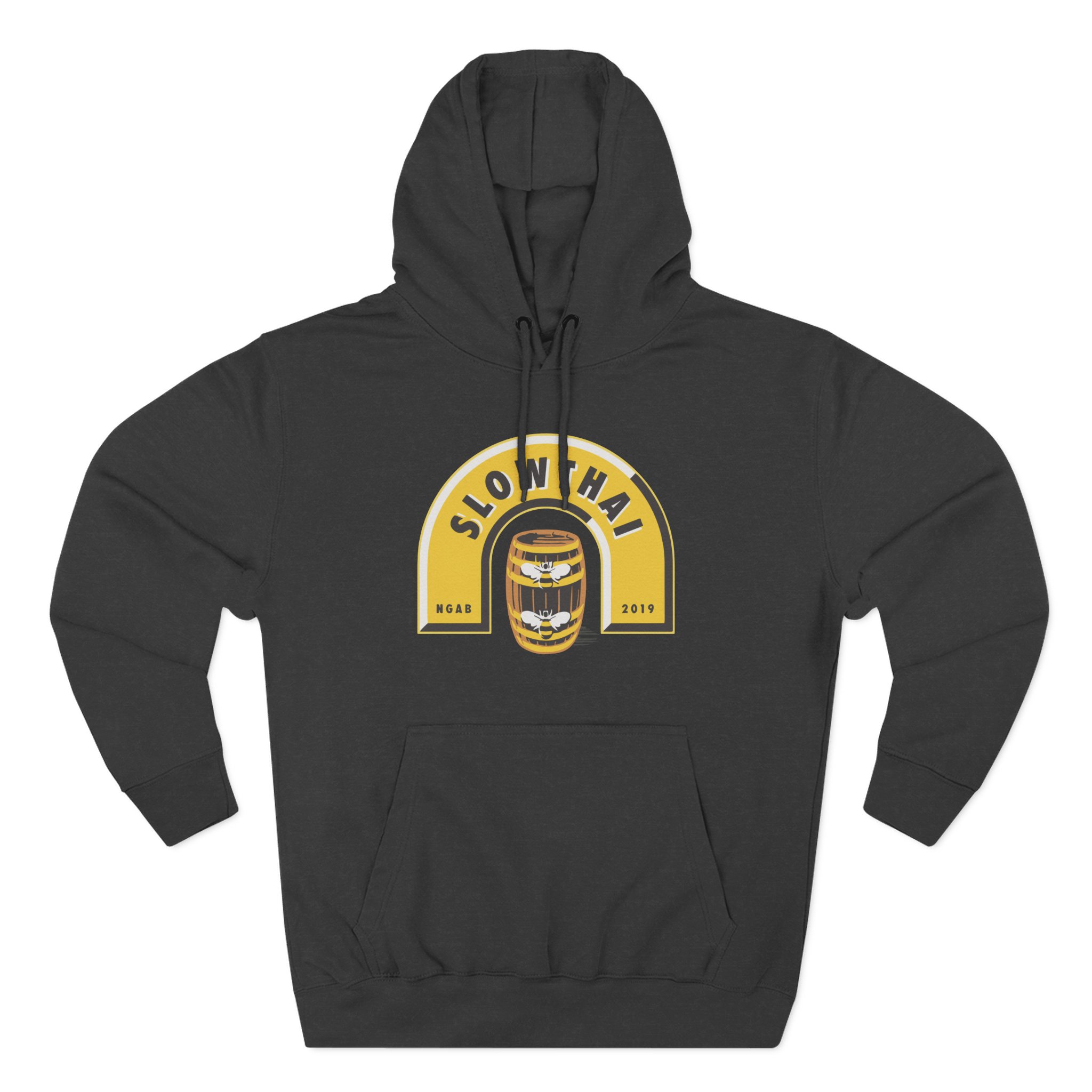 Slowthai Ngab 2019 Beer Three-Panel Fleece Hoodie
