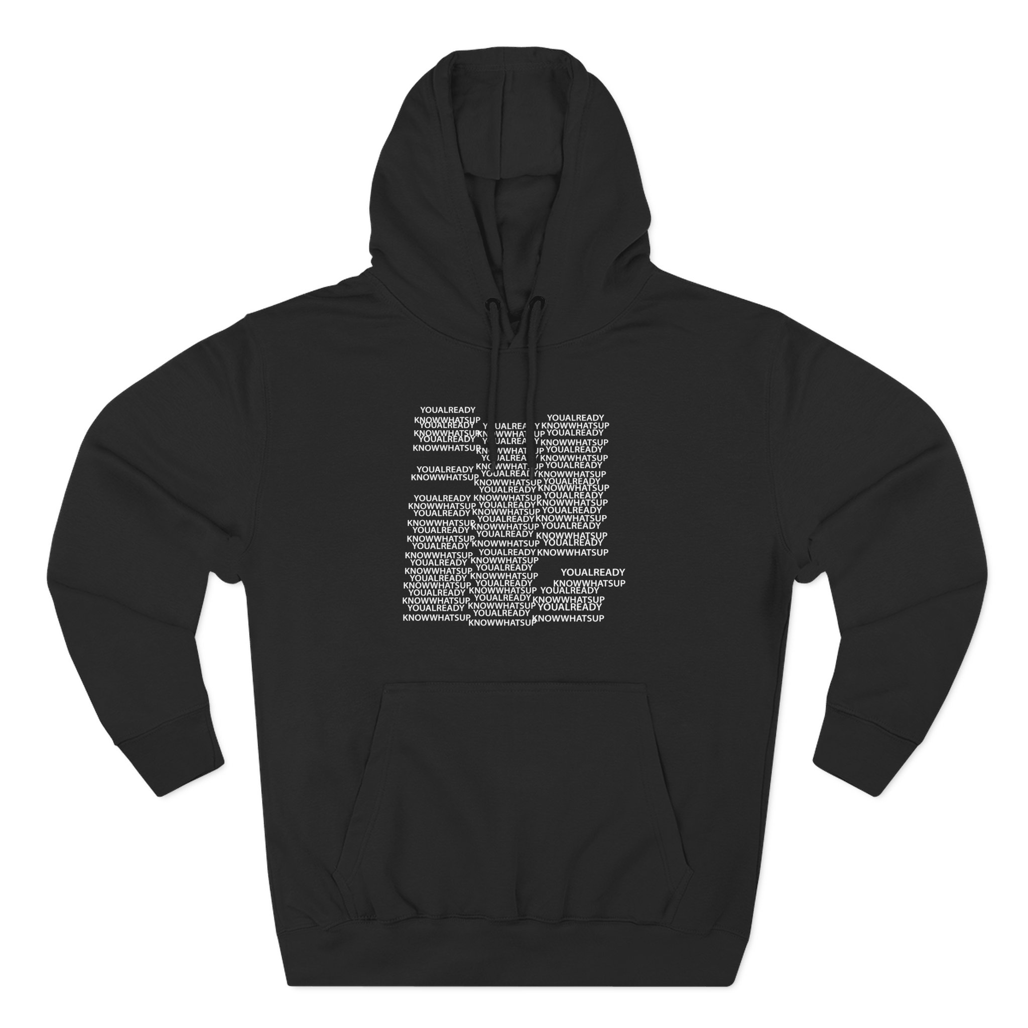 KNJ Three-Panel Fleece Hoodie