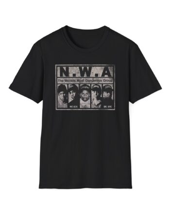 NWA The World's Most Dangerous Group Unisex Softstyle T-Shirt