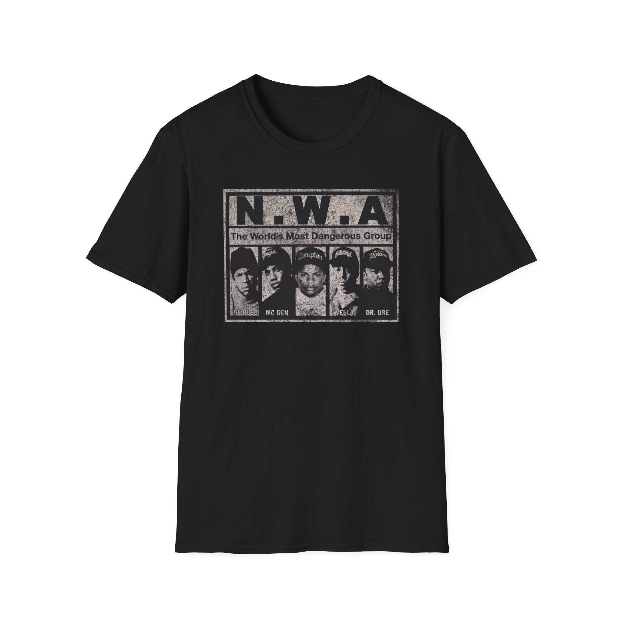 NWA The World's Most Dangerous Group Unisex Softstyle T-Shirt