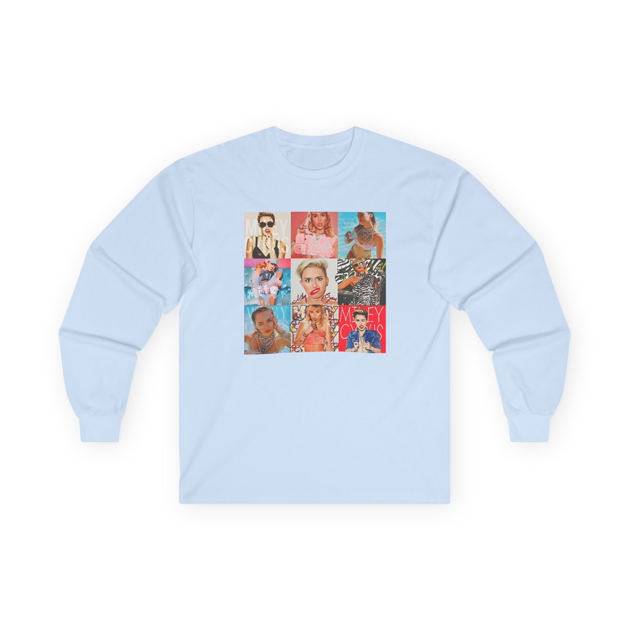Miley Cyrus Serving Face South America Tour Unisex Ultra Cotton Long Sleeve Tee