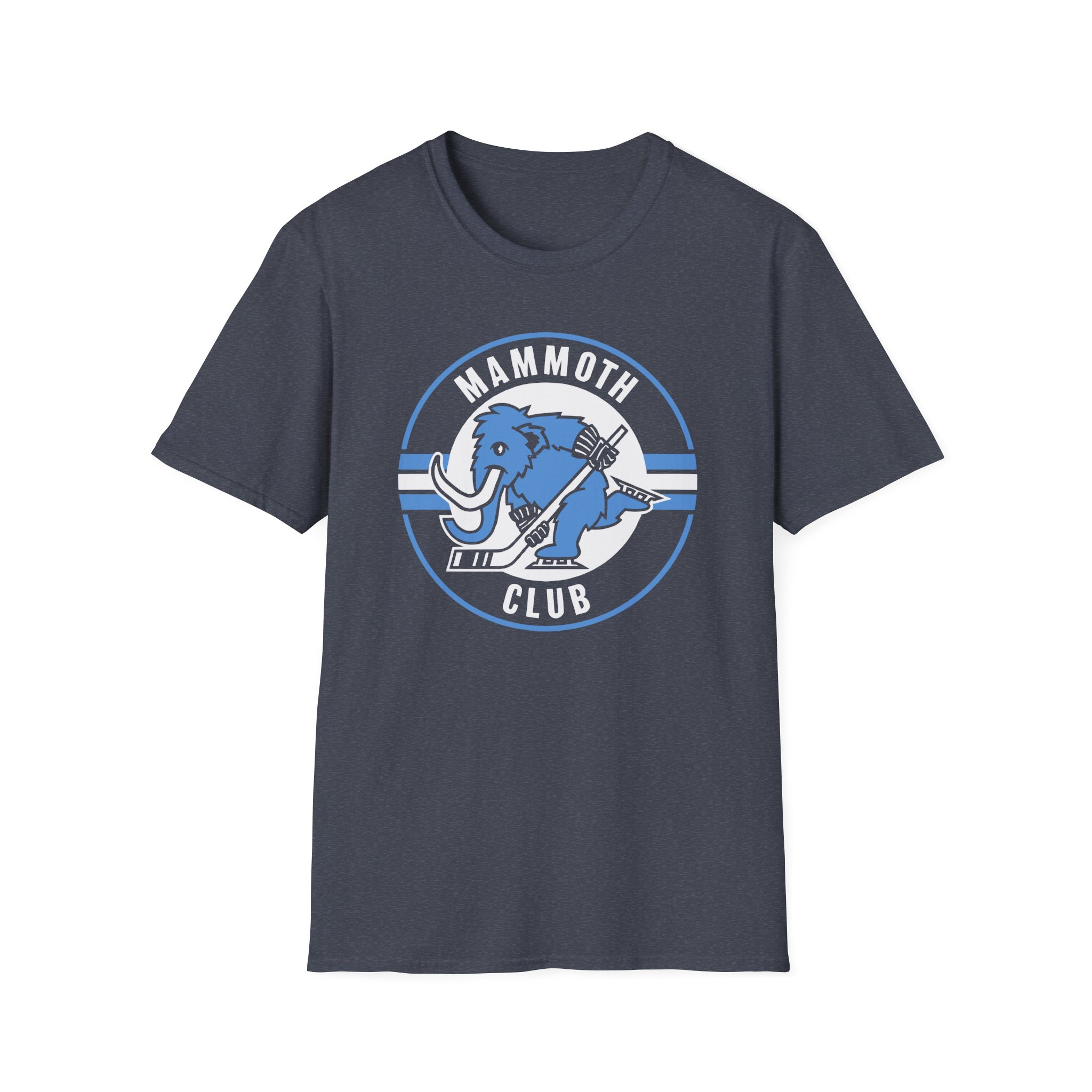 Mammoth Club Hockey Logo Unisex Softstyle T-Shirt