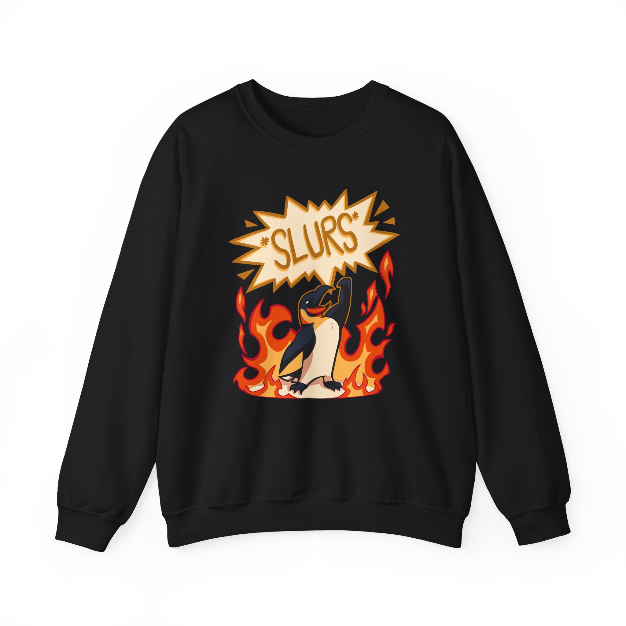 Vivziepop Slurs Unisex Heavy Blendâ„¢ Crewneck Sweatshirt
