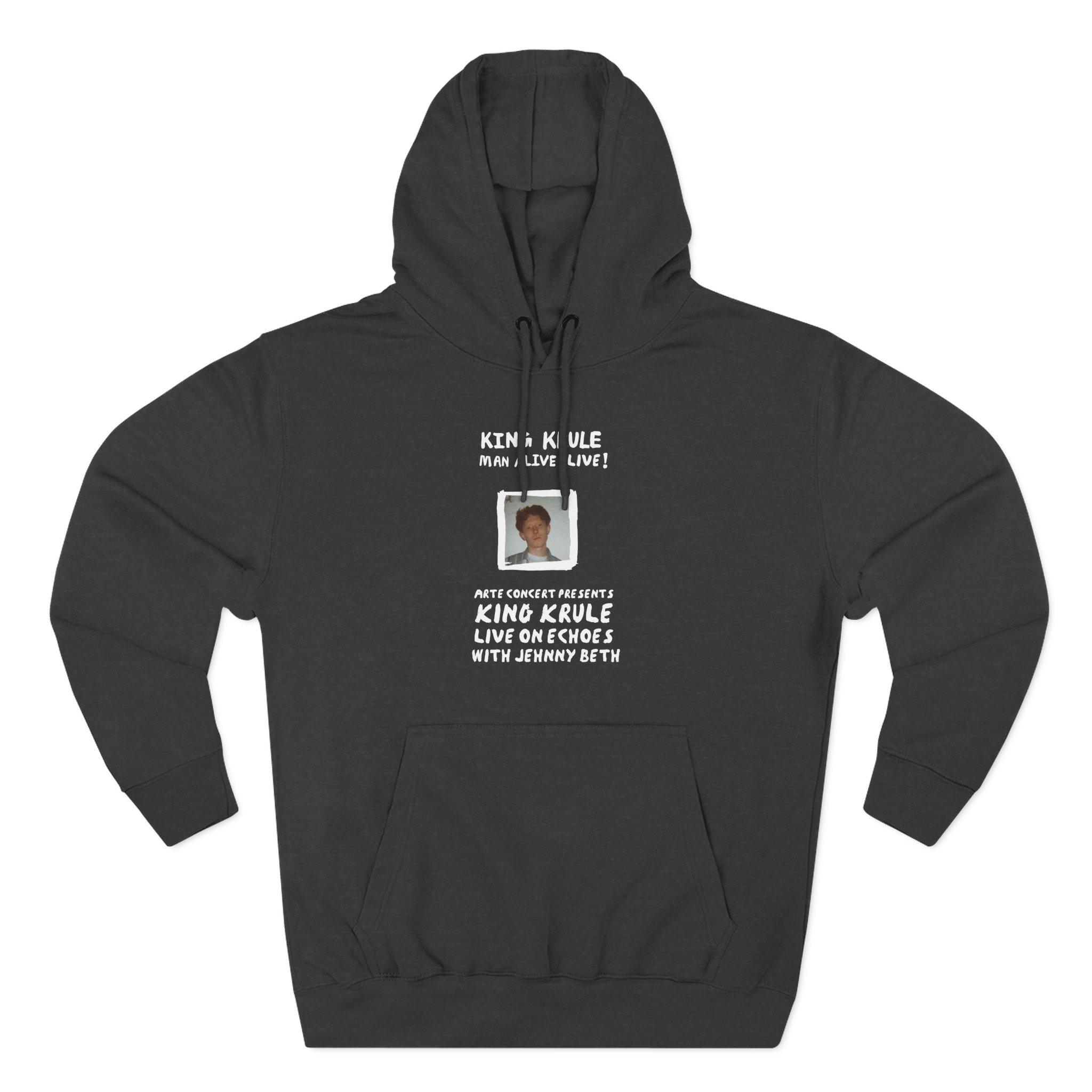 King Krule Three-Panel Fleece Hoodie