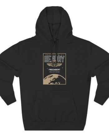 Joe Hendry Three-Panel Fleece Hoodie