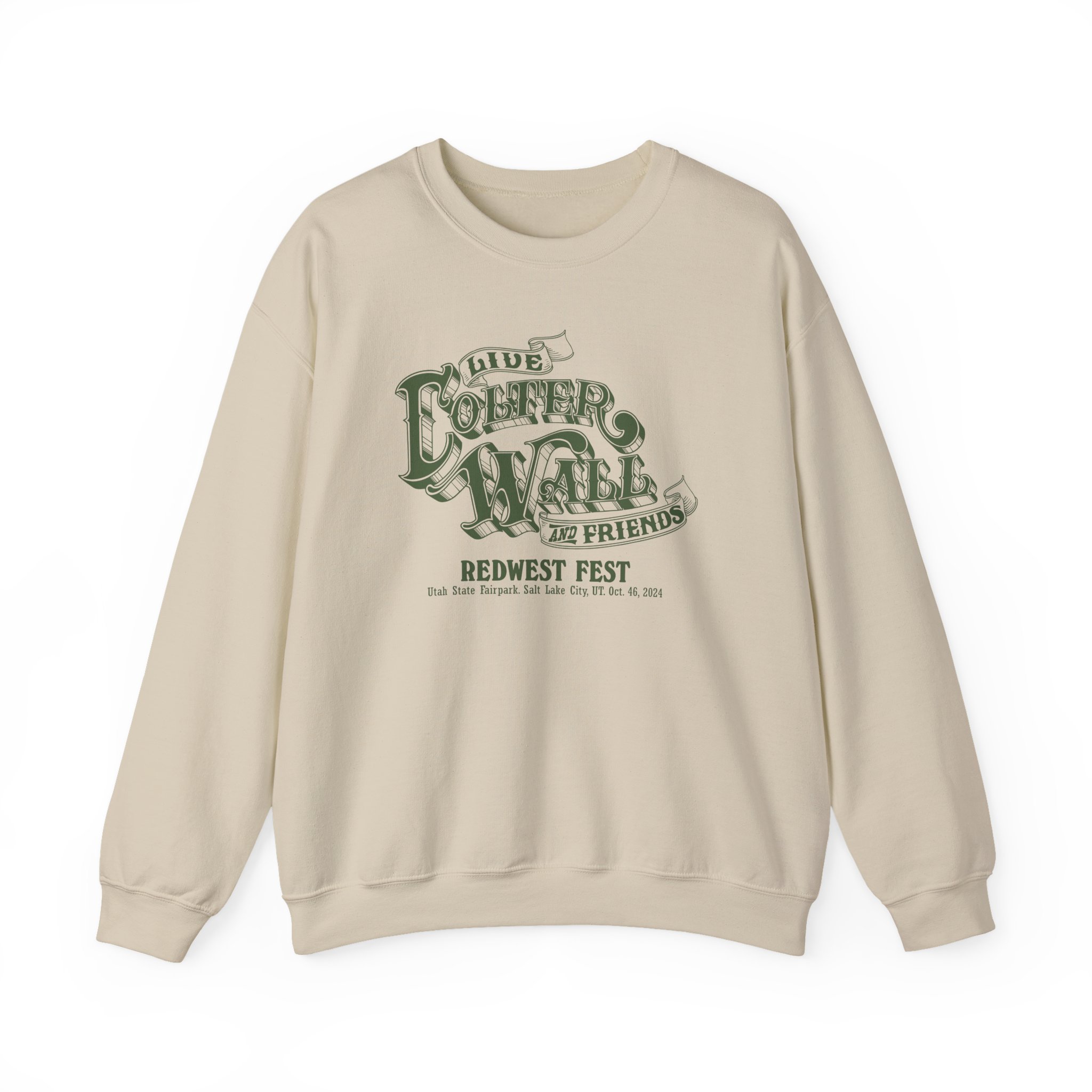 Colter Wall RedWest Fest Unisex Heavy Blendâ„¢ Crewneck Sweatshirt