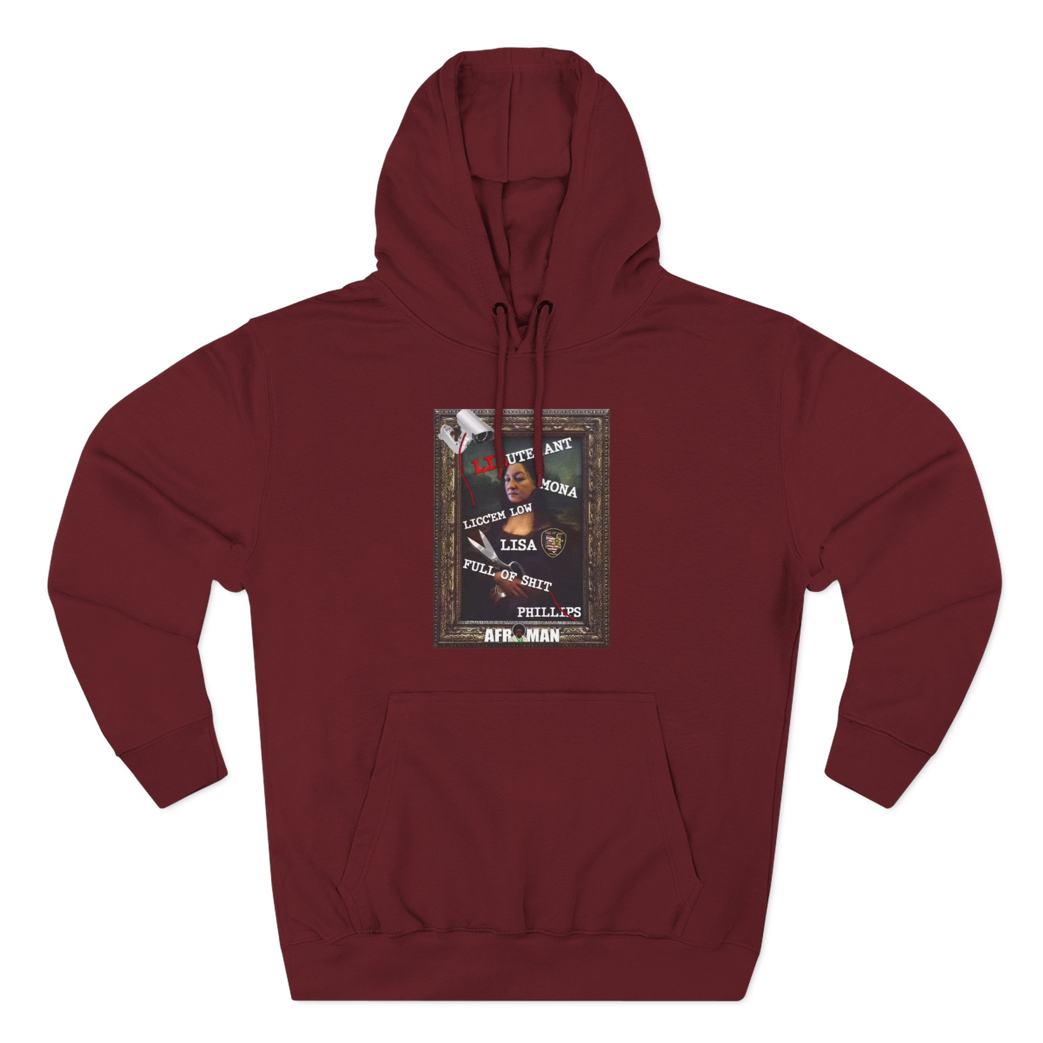 Afroman Lt Licc’em Low Lisa Full of Shit Phillips Three-Panel Fleece Hoodie