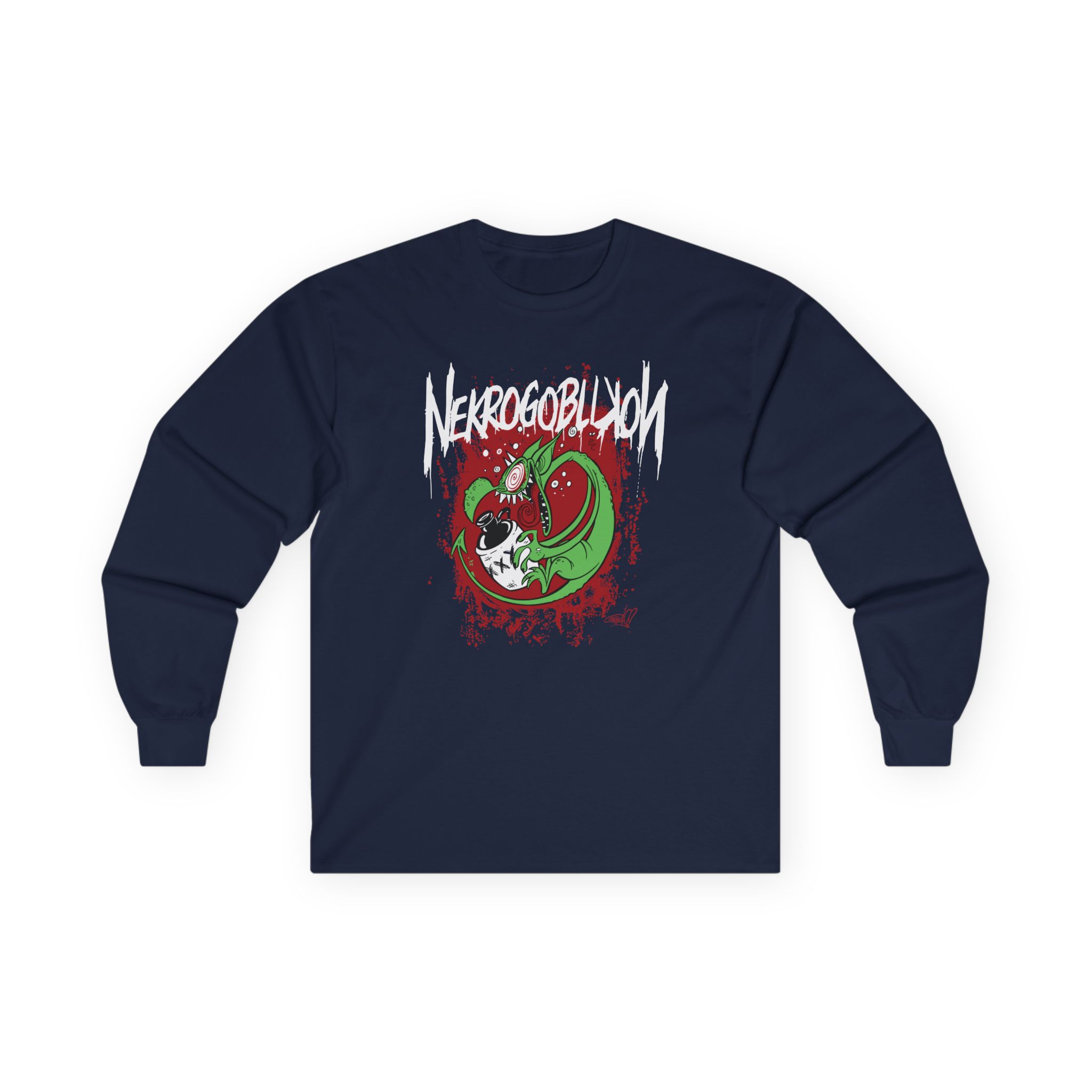 Nekrogoblikon Drunk Goblin Unisex Ultra Cotton Long Sleeve Tee