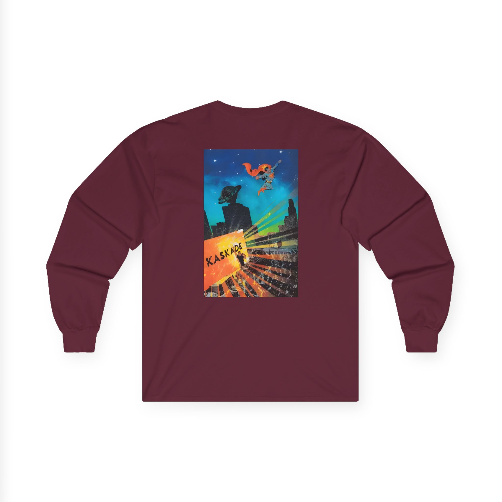 Kaskade X Superman Comic Unisex Ultra Cotton Long Sleeve Tee