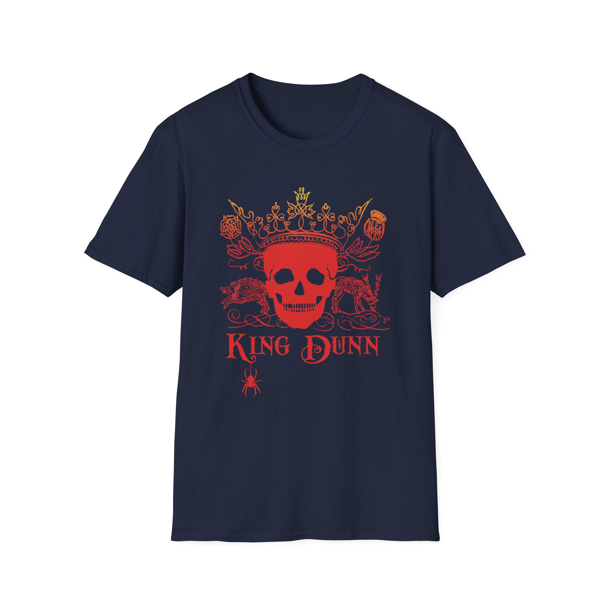 Melvins King Dunn Crown Skull Unisex Softstyle T-Shirt