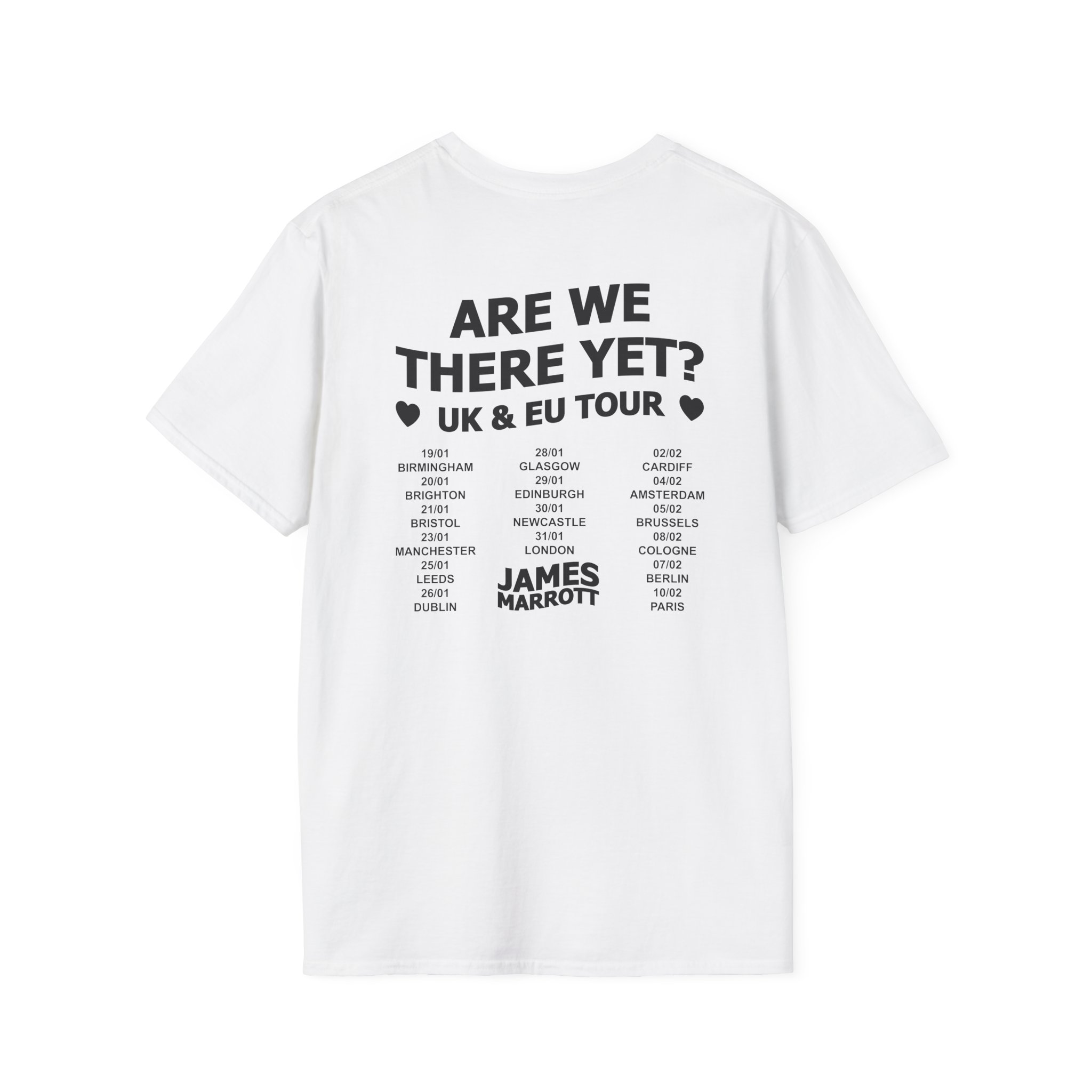 James Marriott 2024 Tour Logo Unisex Softstyle T-Shirt
