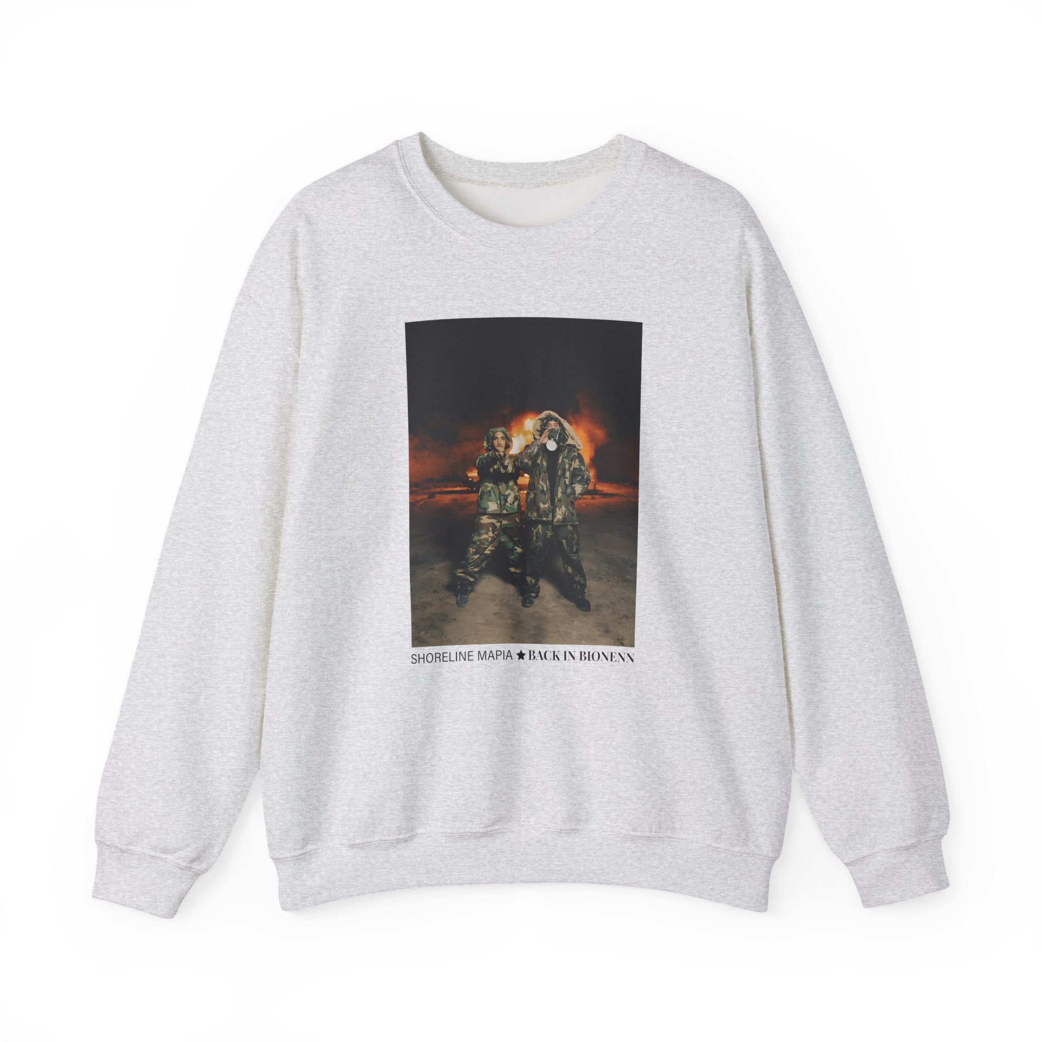 Shoreline Mafia Back in Bidness Unisex Heavy Blendâ„¢ Crewneck Sweatshirt