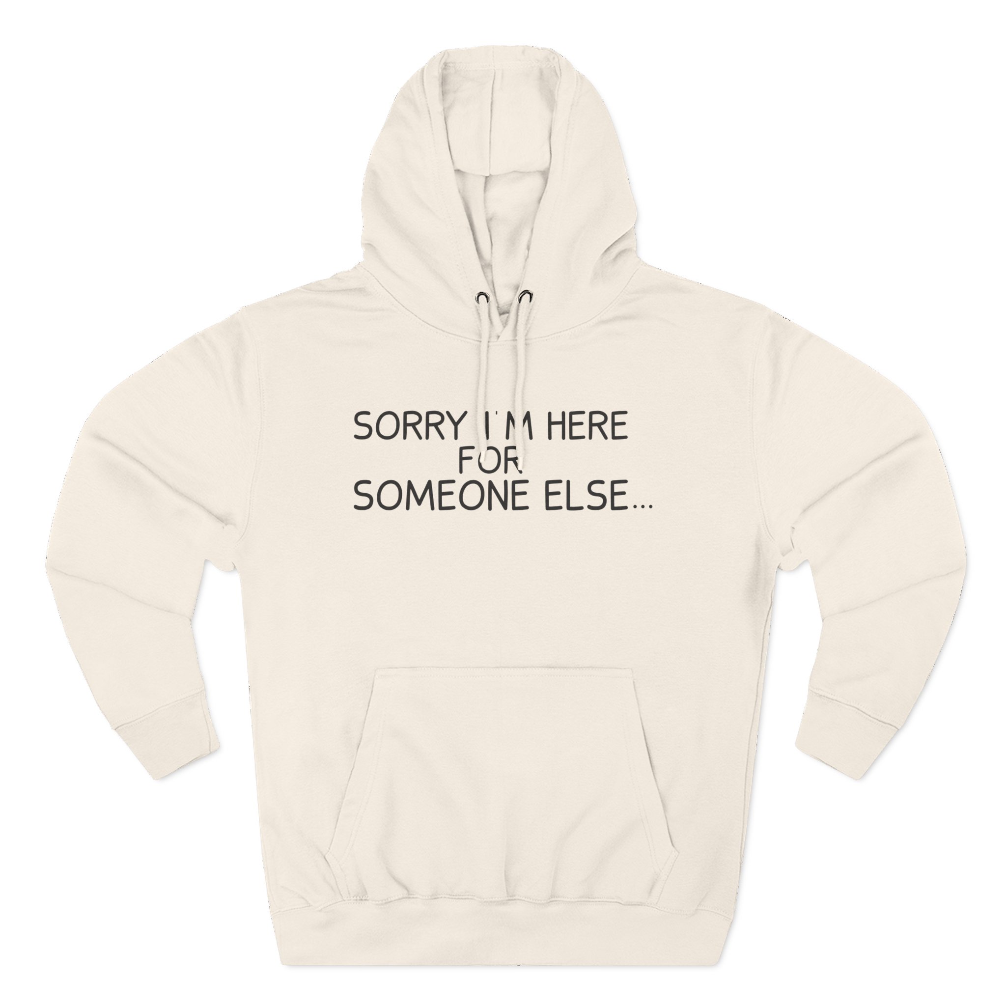 Benson Boone Sorry I'm Here for Someone Else Three-Panel Fleece Hoodie