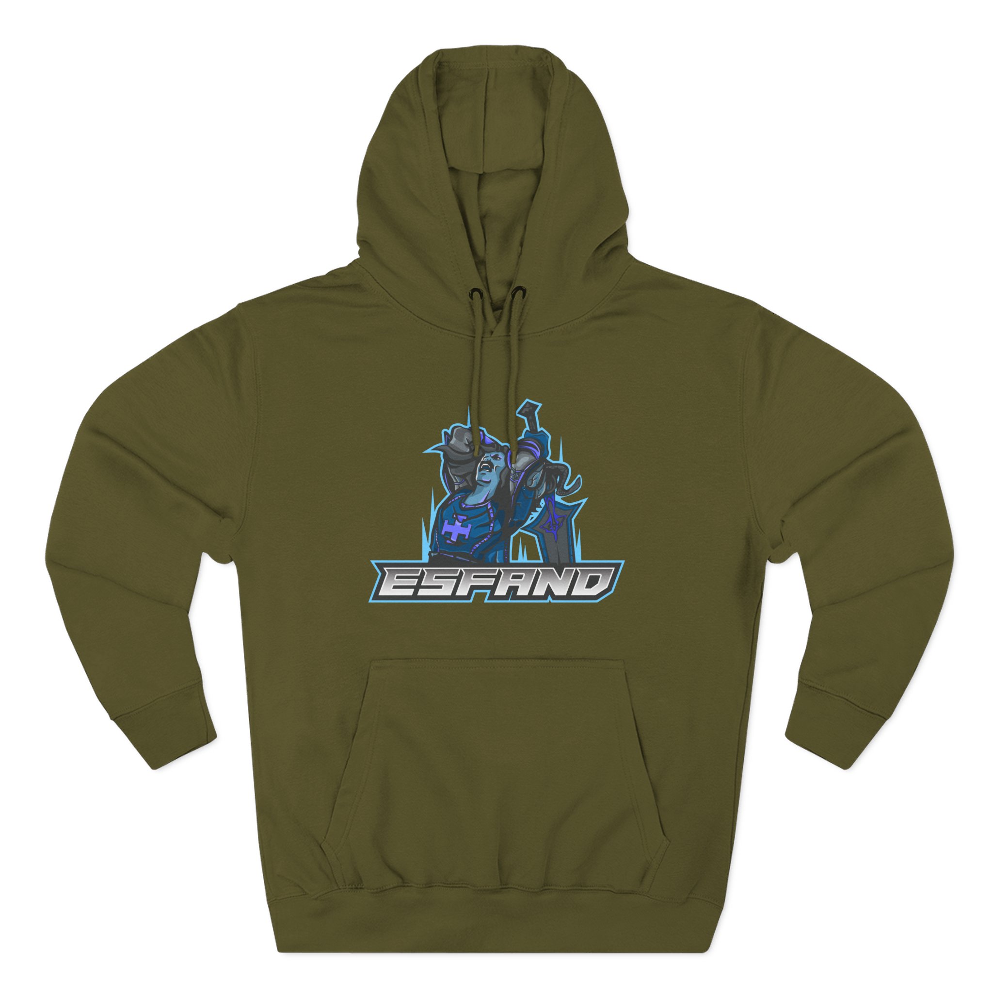 Esfand Three-Panel Fleece Hoodie