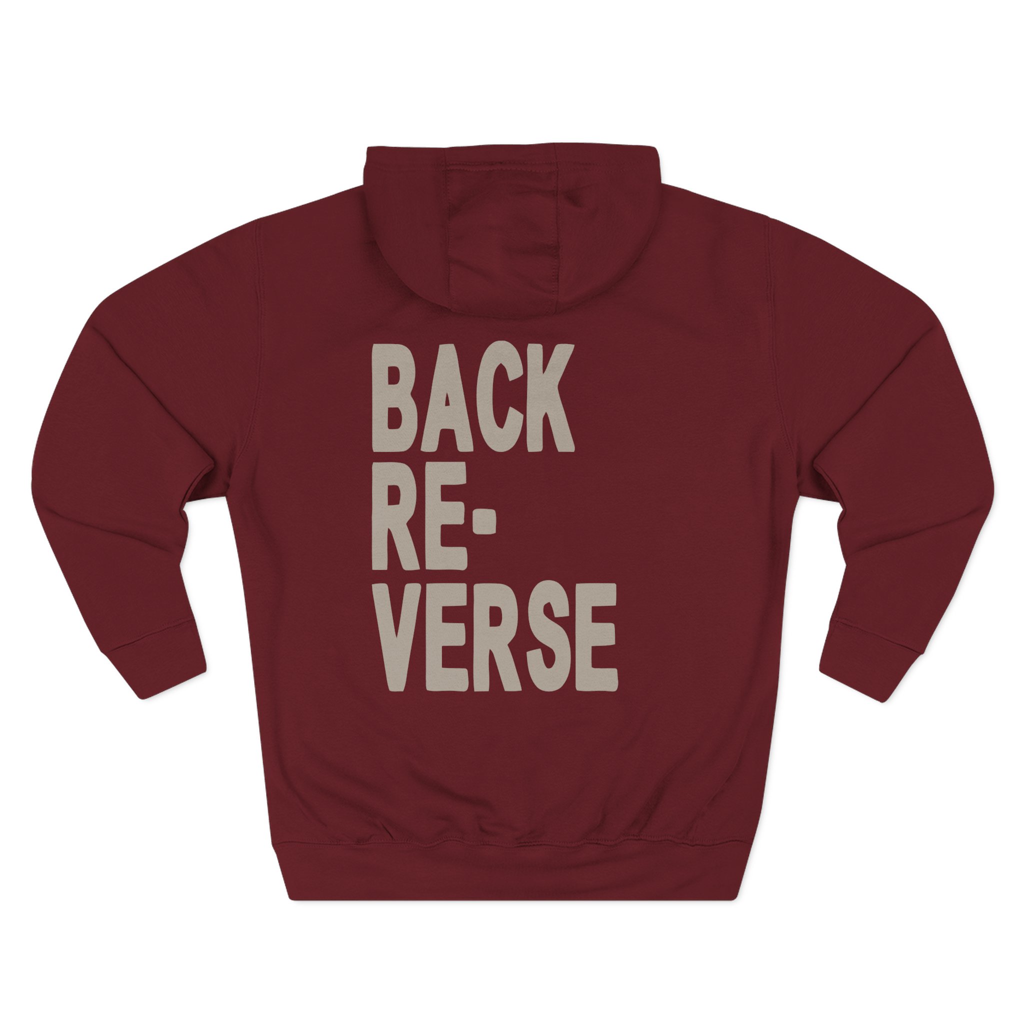 Armchair Expert Reverse Back Three-Panel Fleece Hoodie