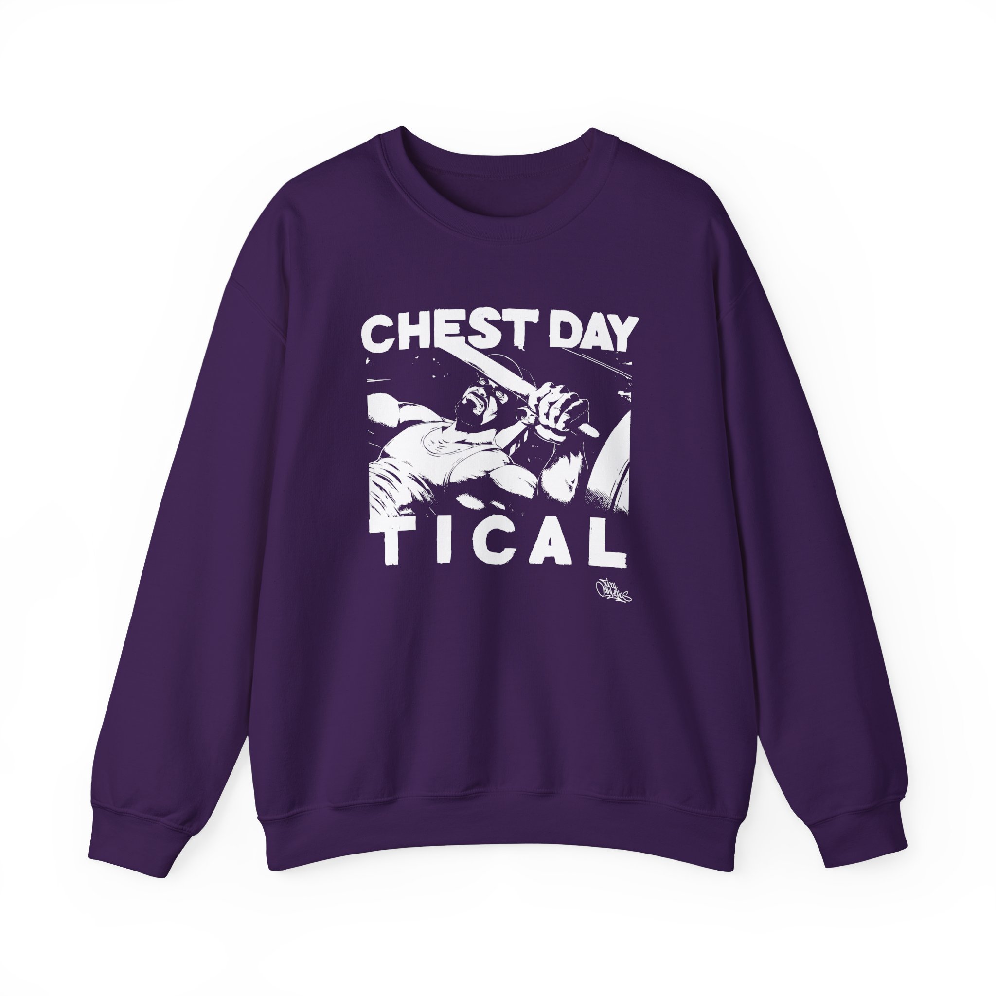 Method Man Chest Day Unisex Heavy Blendâ„¢ Crewneck Sweatshirt