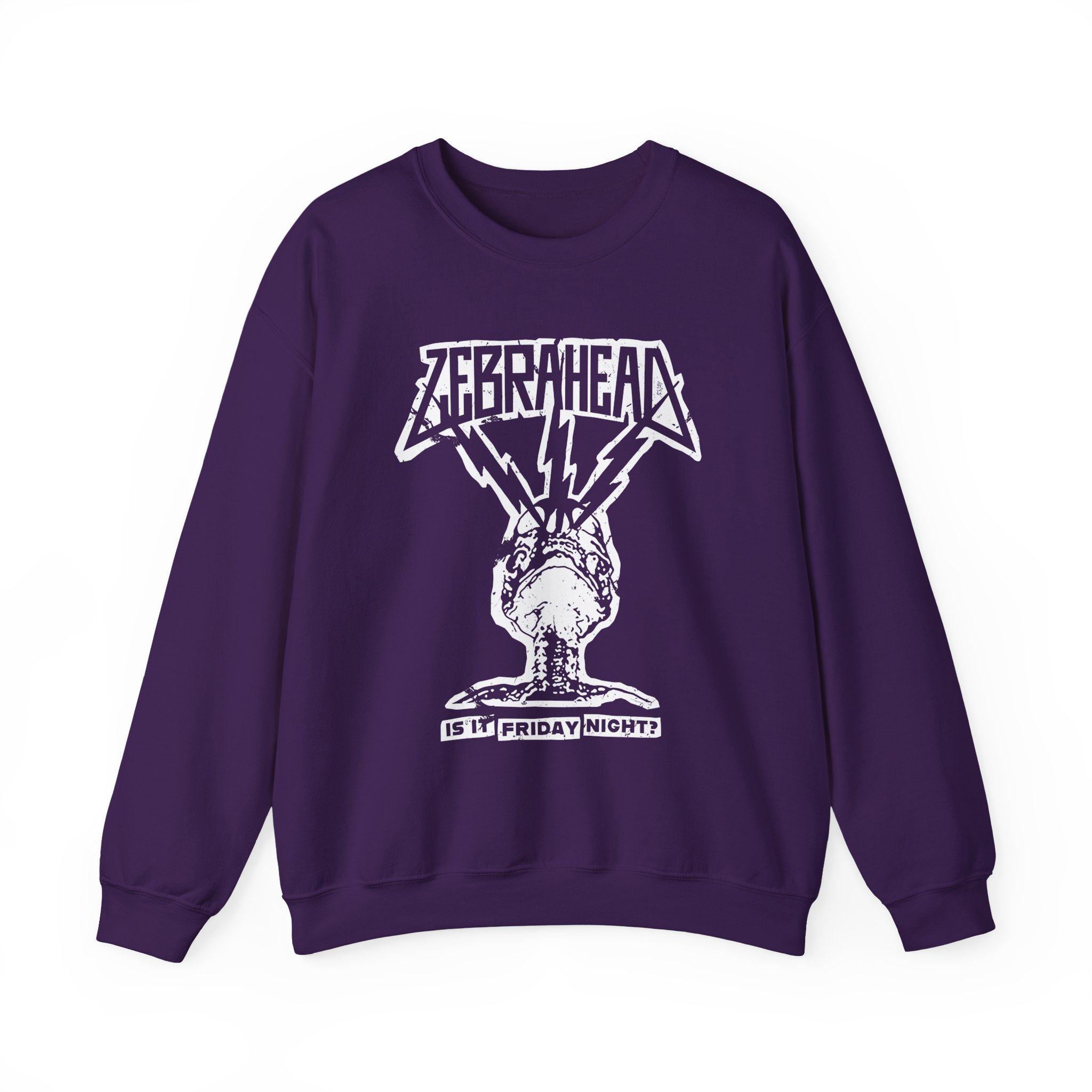 Zebrahead Lightning Skull Friday night tour Unisex Heavy Blendâ„¢ Crewneck Sweatshirt