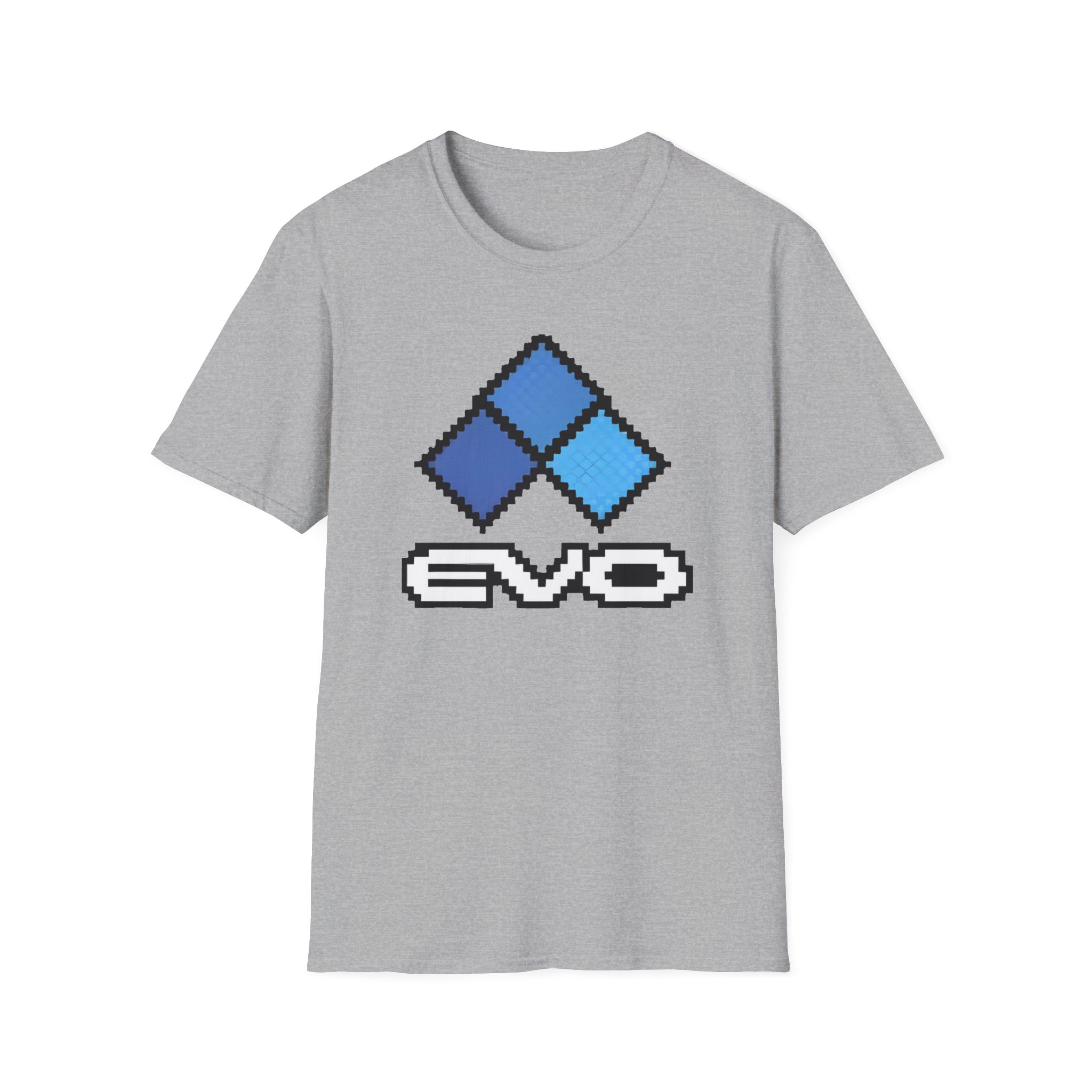 Evo 8 Bit Logo Returns Unisex Softstyle T-Shirt