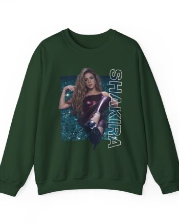 Shakira Emerald Unisex Heavy Blend™ Crewneck Sweatshirt