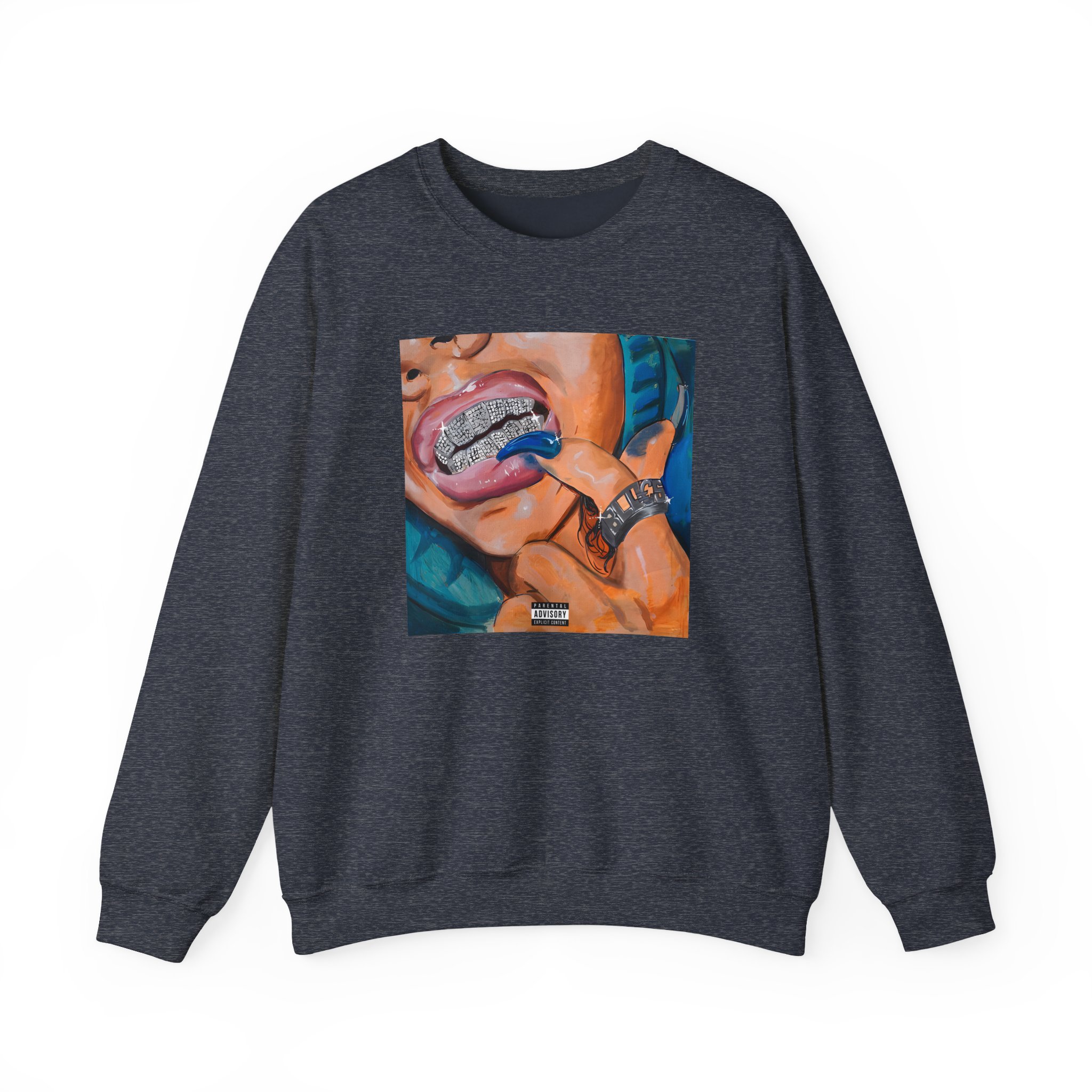 Cruz Cafune Blu€s Cover Unisex Heavy Blend™ Crewneck Sweatshirt