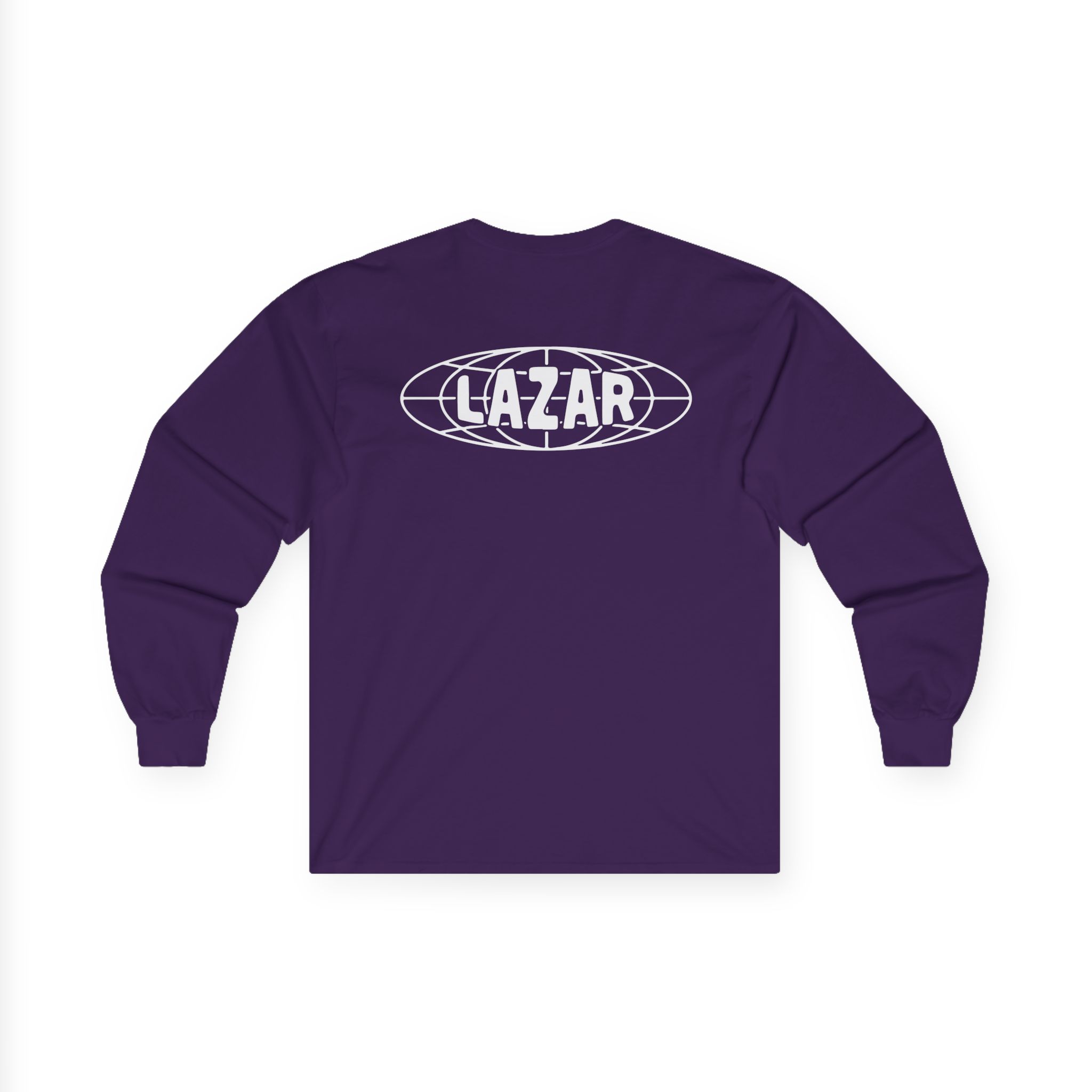 Lazarbeam Globe Indigo Unisex Ultra Cotton Long Sleeve Tee