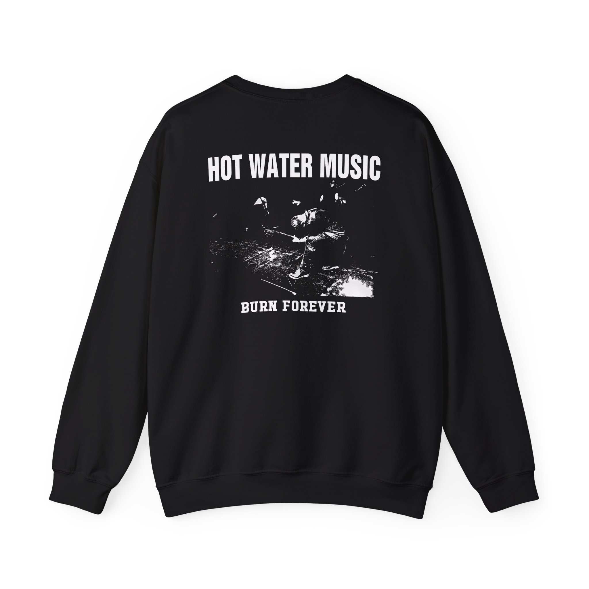 Hot Water Music Burn Forever Unisex Heavy Blendâ„¢ Crewneck Sweatshirt