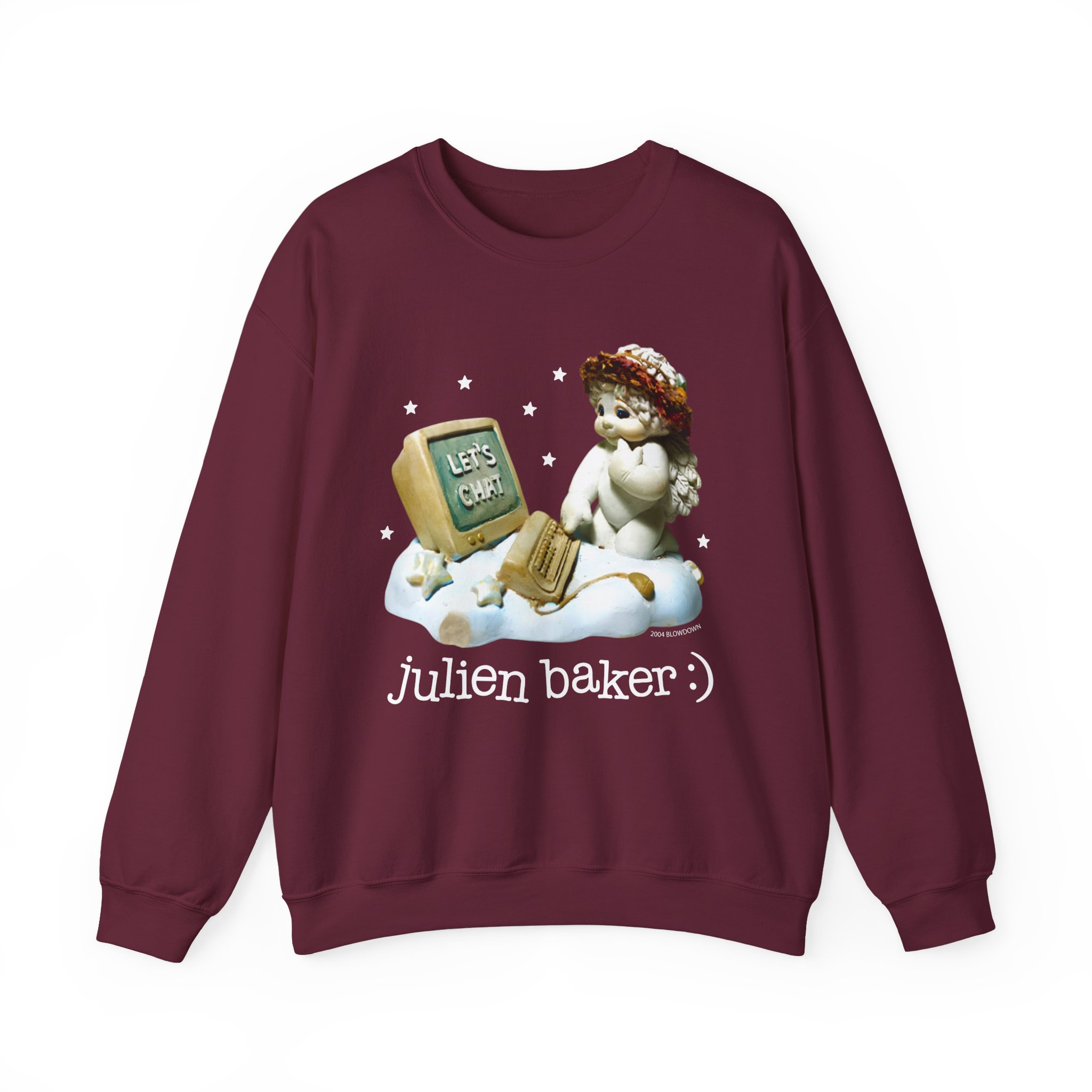 Julien Baker Online Angel Unisex Heavy Blendâ„¢ Crewneck Sweatshirt