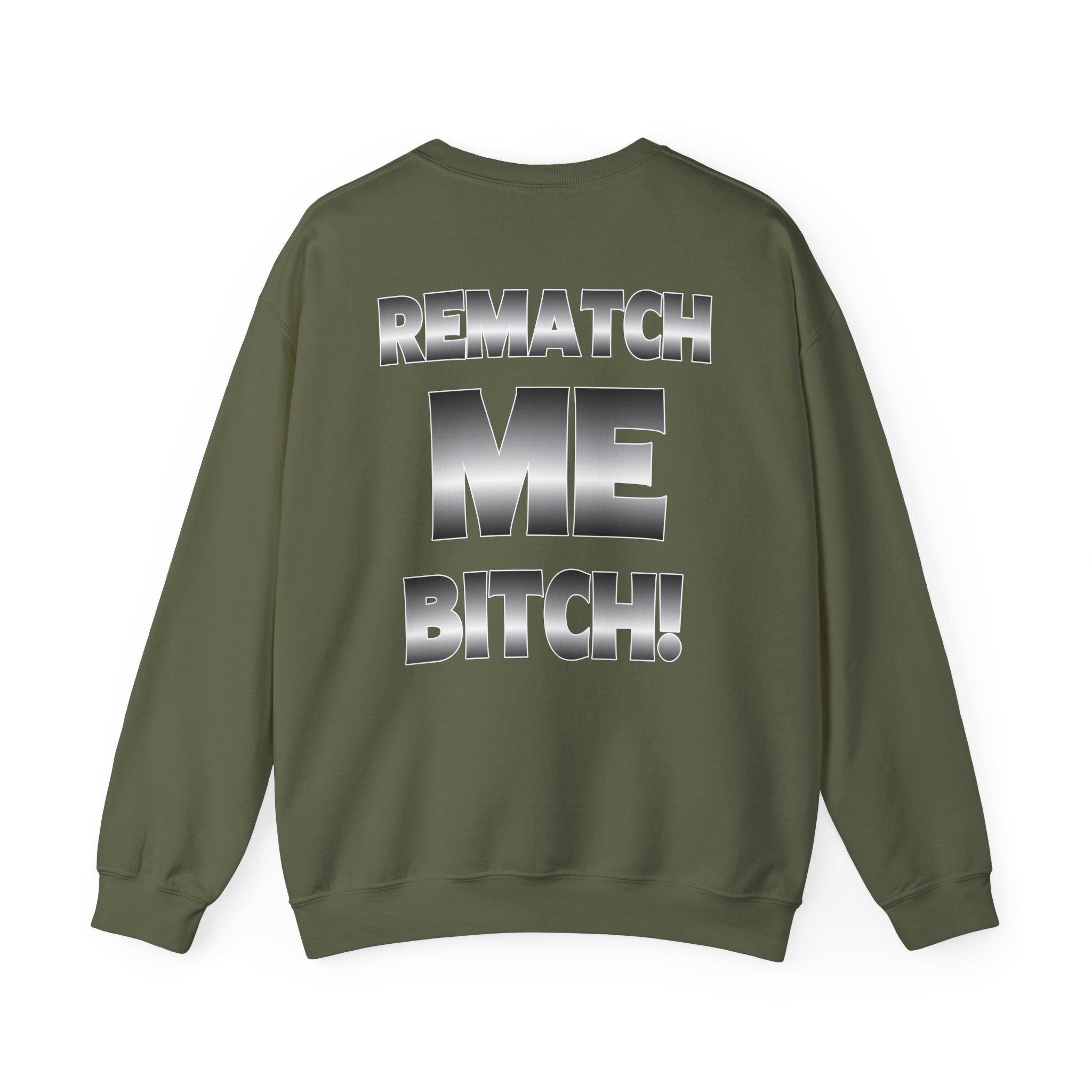 Ryan Garcia Tank’s 1 Fan Rematch Me Bitch Unisex Heavy Blend™ Crewneck Sweatshirt