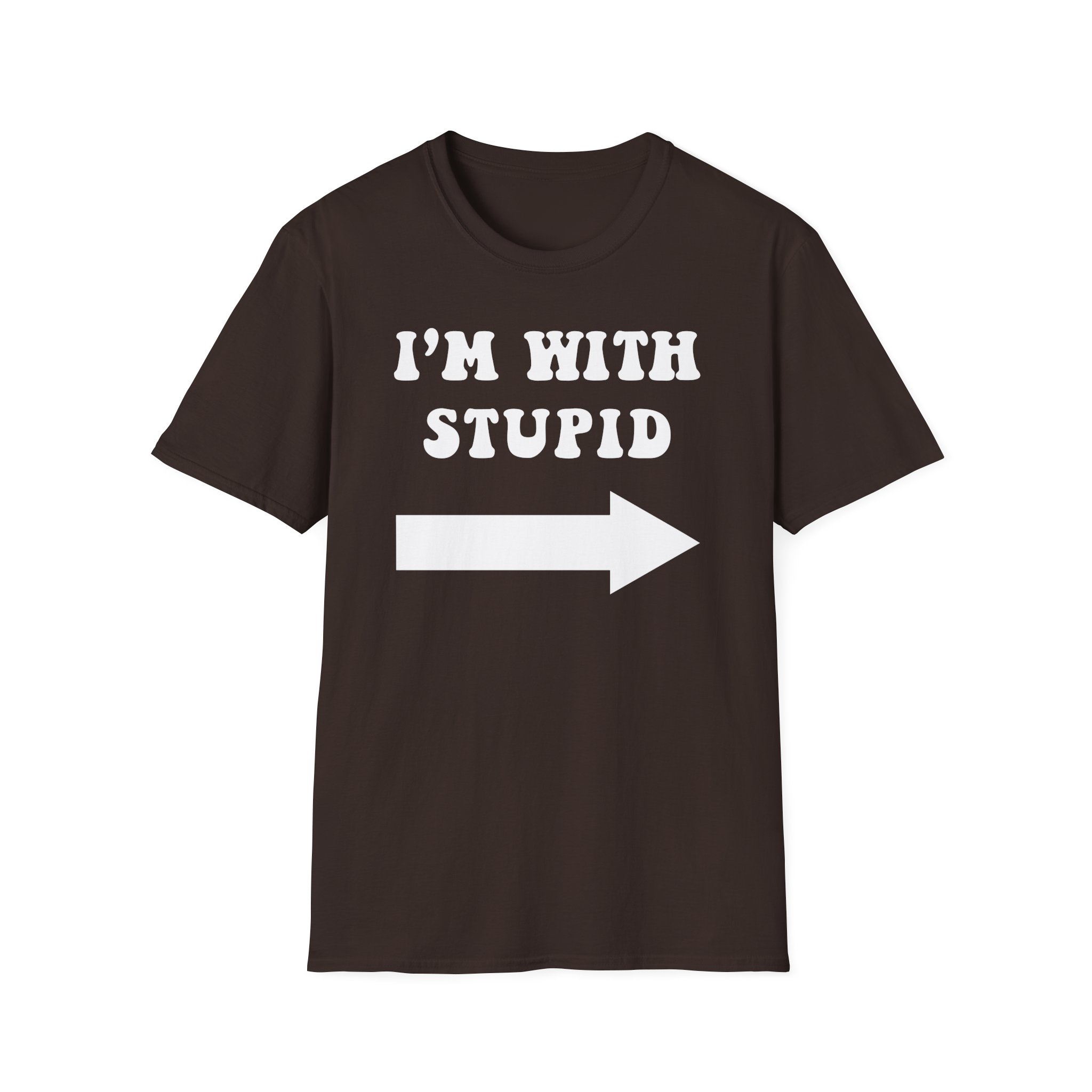 Jimmy Kimmel I'm With Stupid Unisex Softstyle T-Shirt