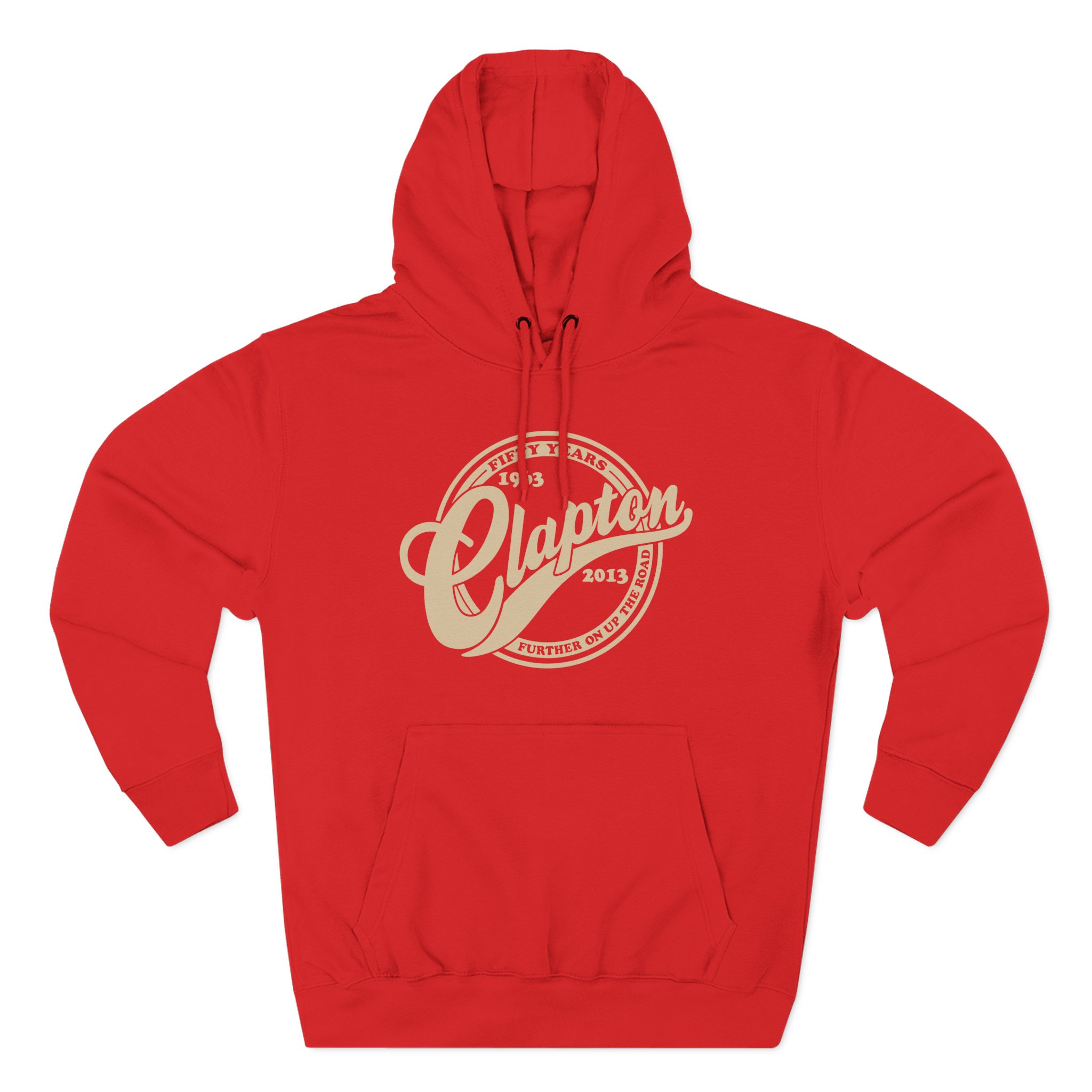 Eric Clapton 50 Years Three-Panel Fleece Hoodie