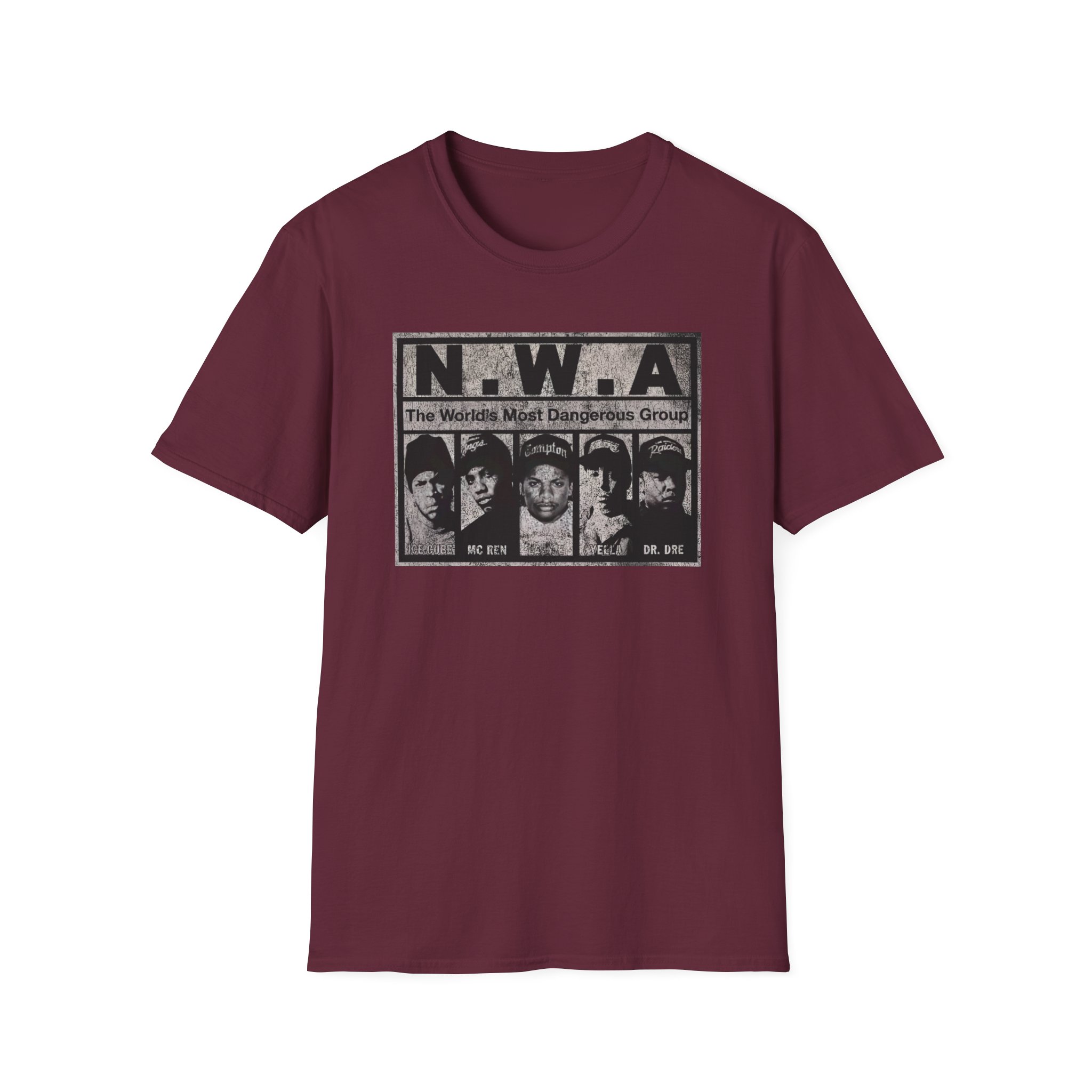 NWA The World's Most Dangerous Group Unisex Softstyle T-Shirt