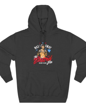 Max Holloway Blessed Three-Panel Fleece Hoodie