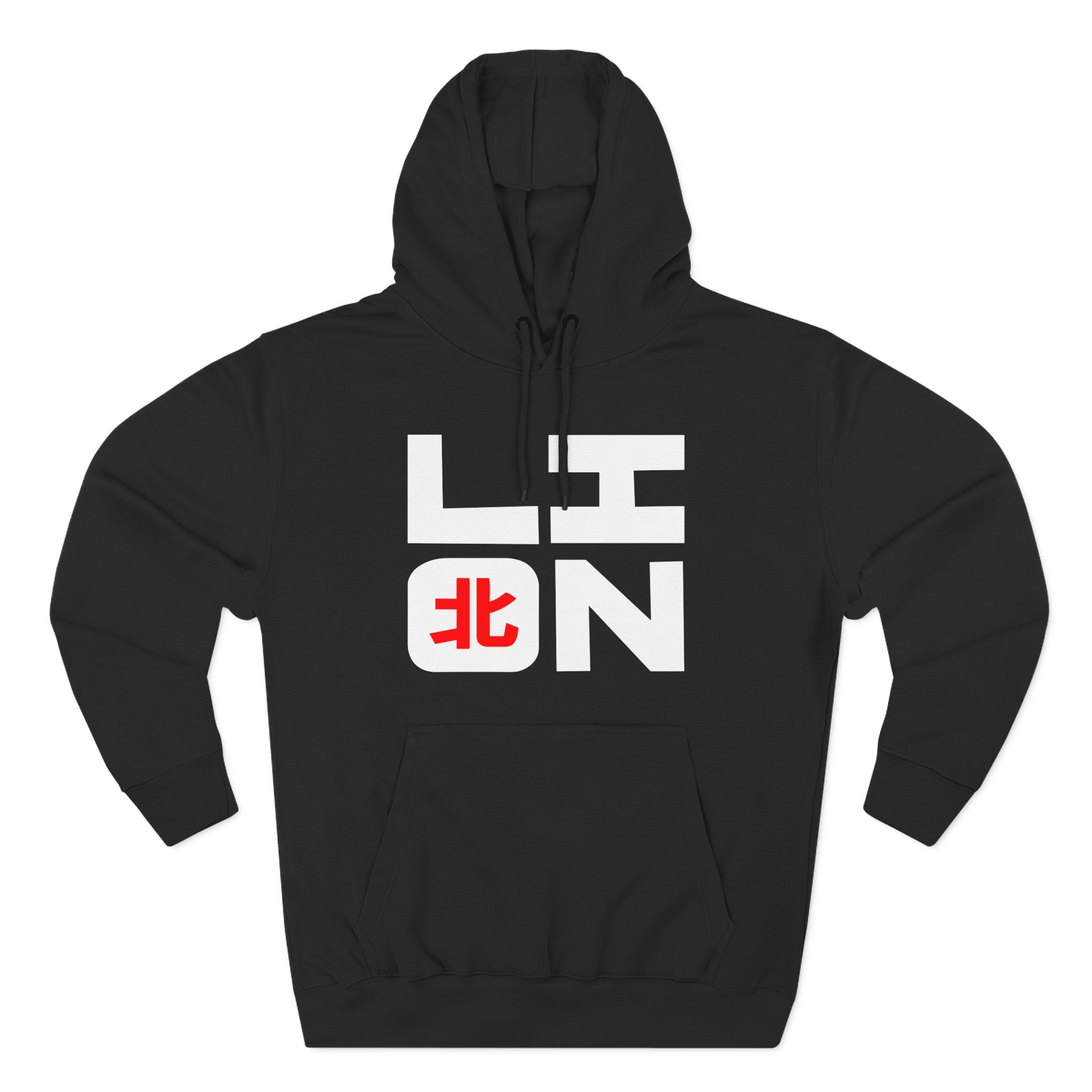 Northernlion Lion Square Three-Panel Fleece Hoodie