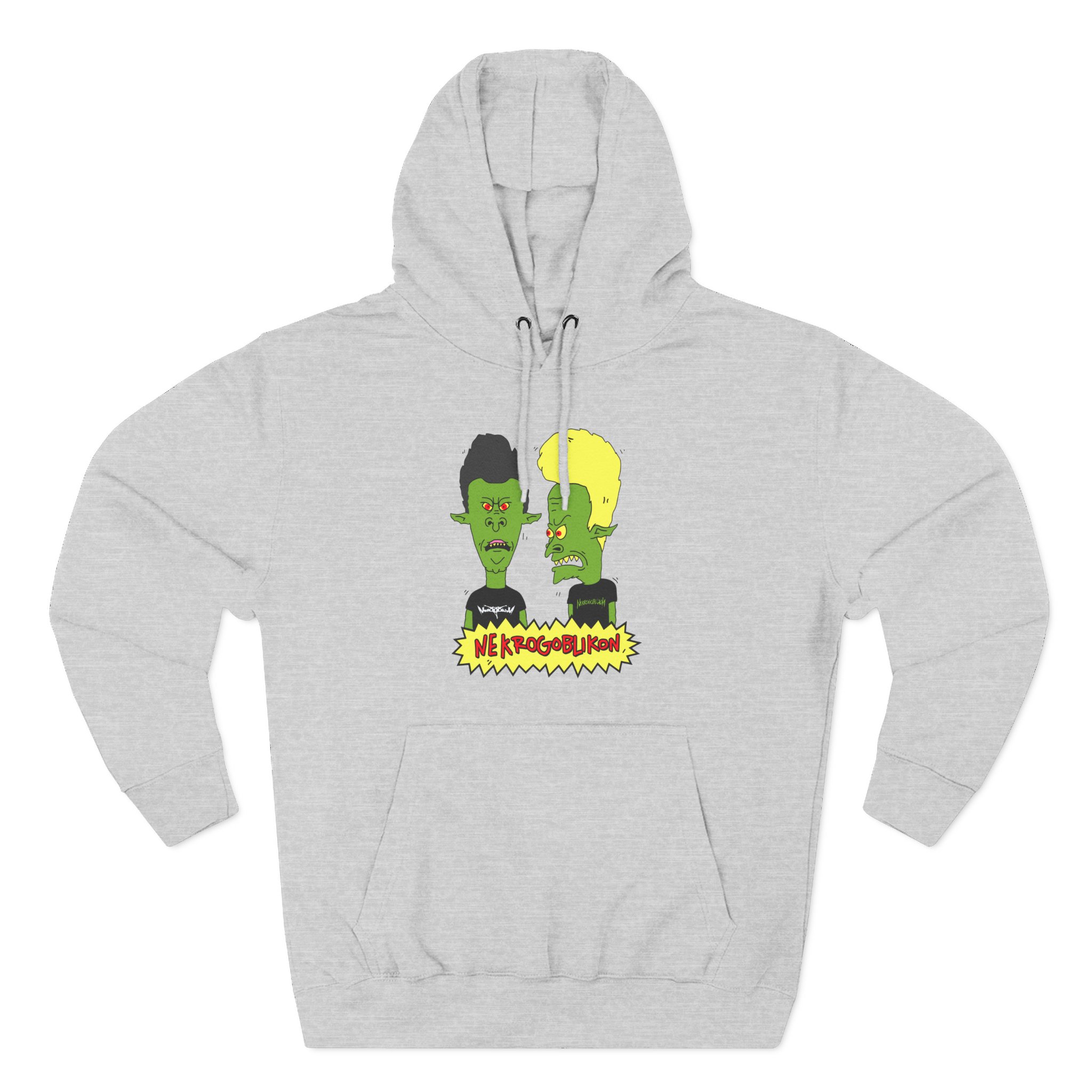 Nekrogoblikon Three-Panel Fleece Hoodie