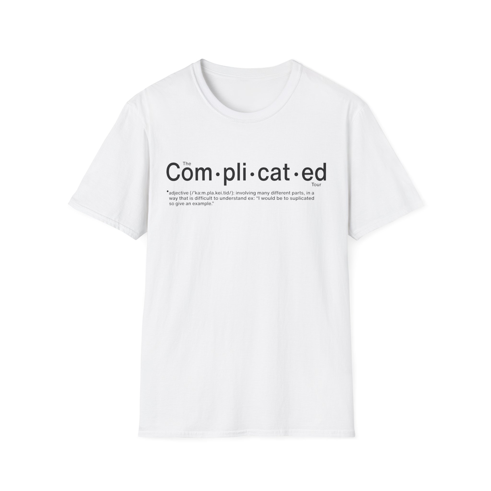 Joshua Bassett Complicated Definition Unisex Softstyle T-Shirt