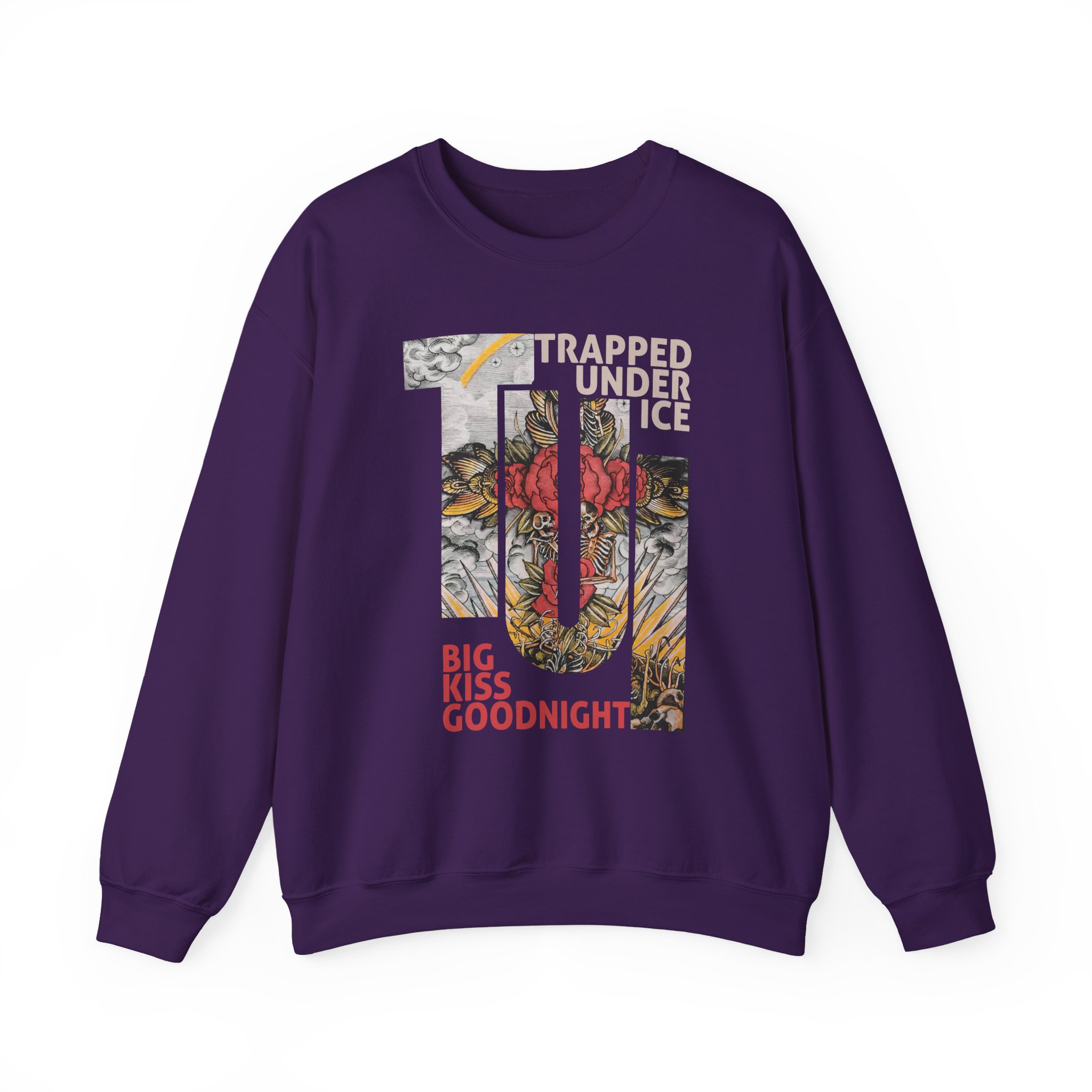 Trapped Under Ice Big Kiss Goodnight Unisex Heavy Blend Crewneck Sweatshirt