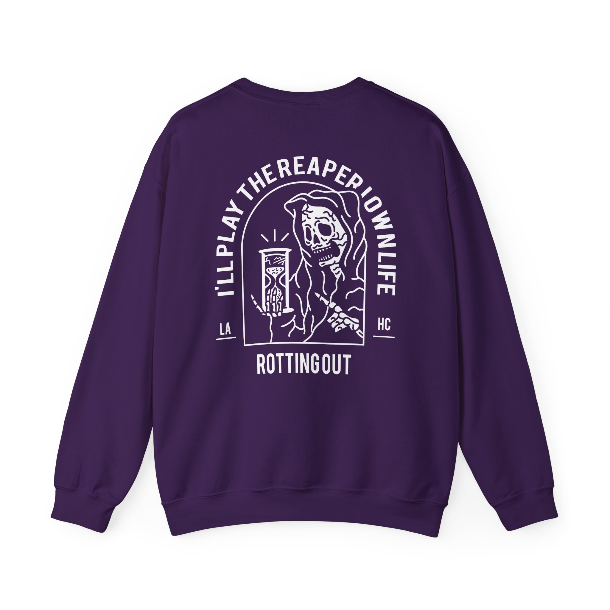 Rotting Out I'll Play the Reaper in My Own Life Unisex Heavy Blend Crewneck Sweatshirt