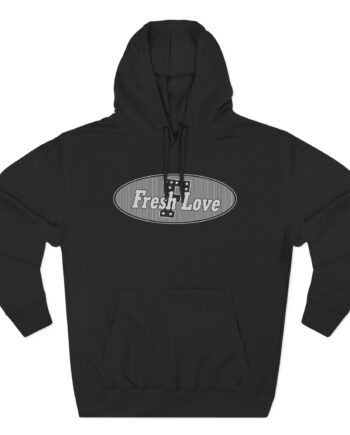 Fresh Love Three-Panel Fleece Hoodie