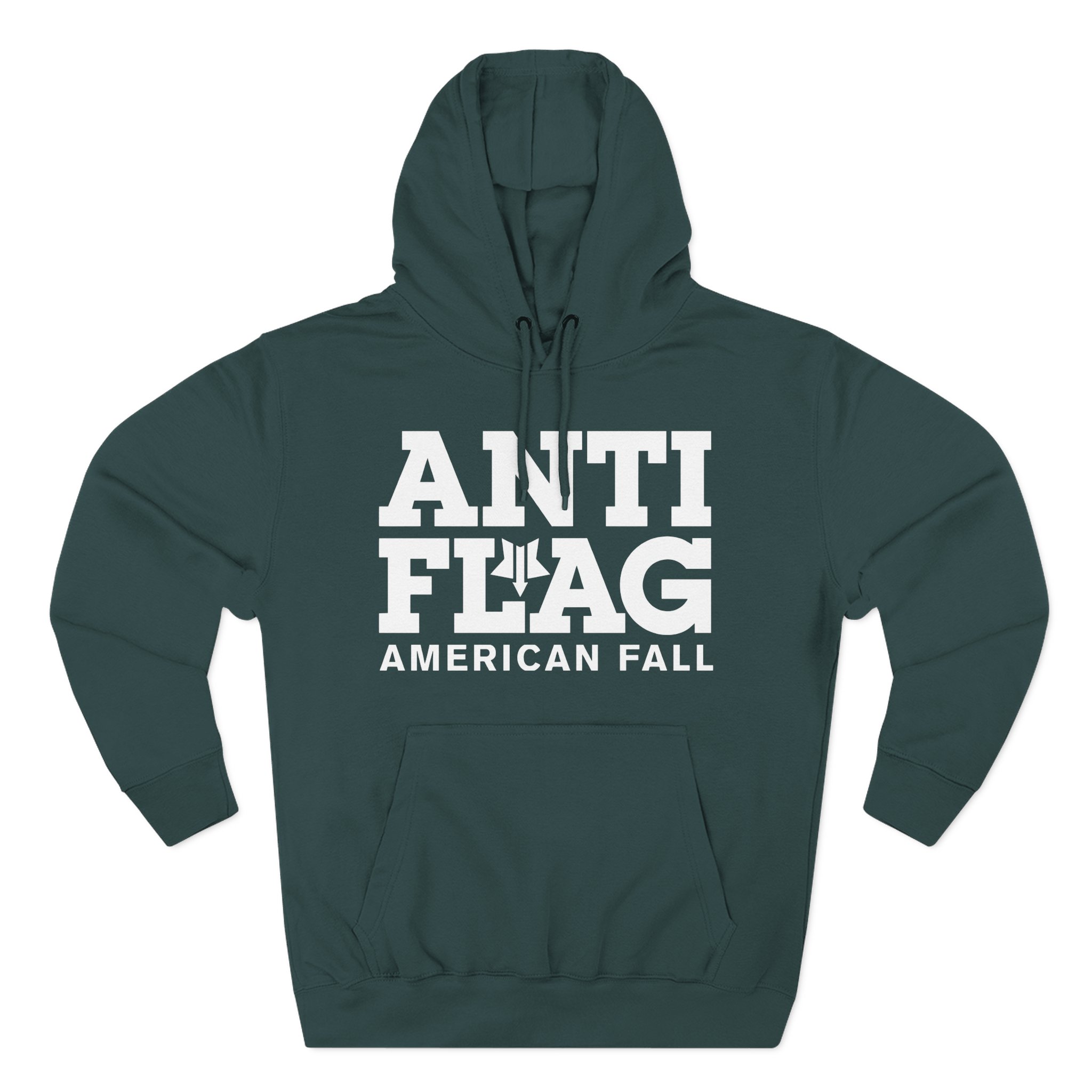 Anti Flag American Fall Three-Panel Fleece Hoodie