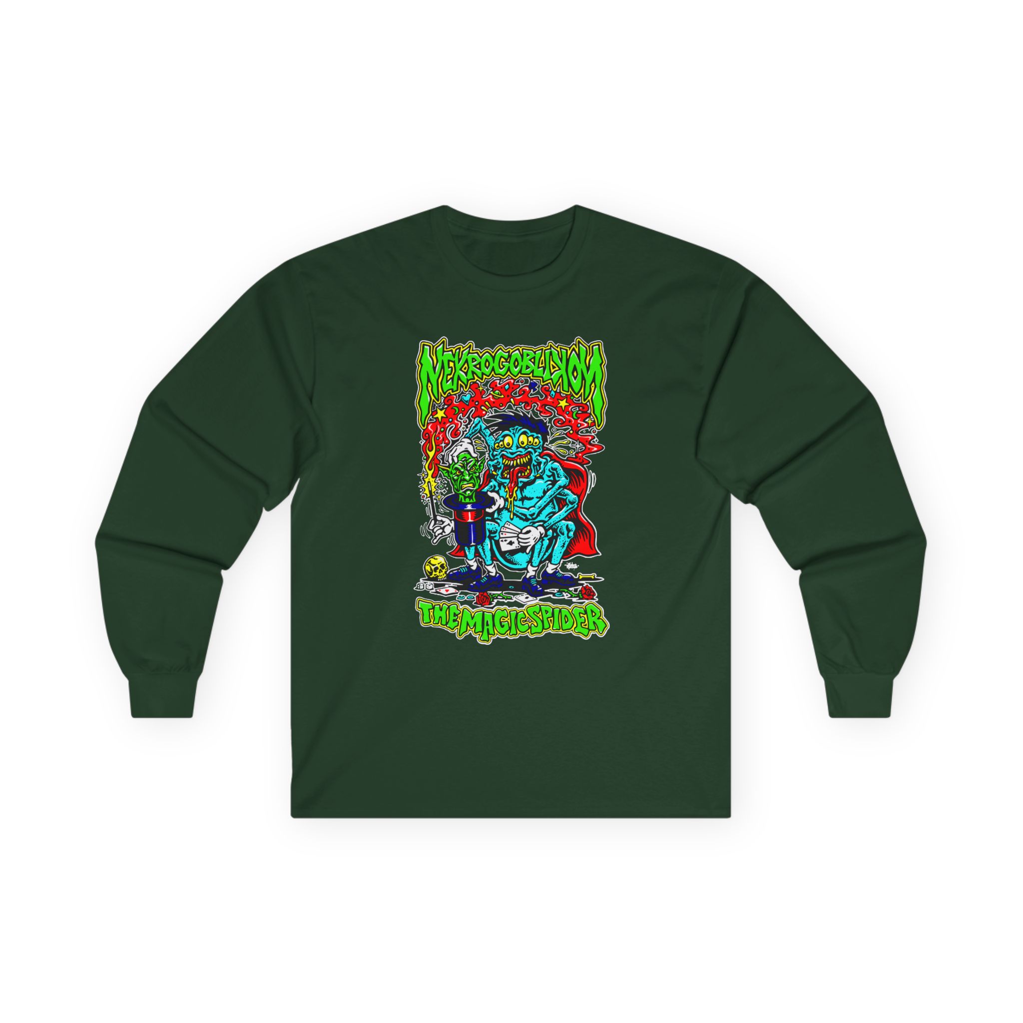 Nekrogoblikon the Magicspider Unisex Ultra Cotton Long Sleeve Tee