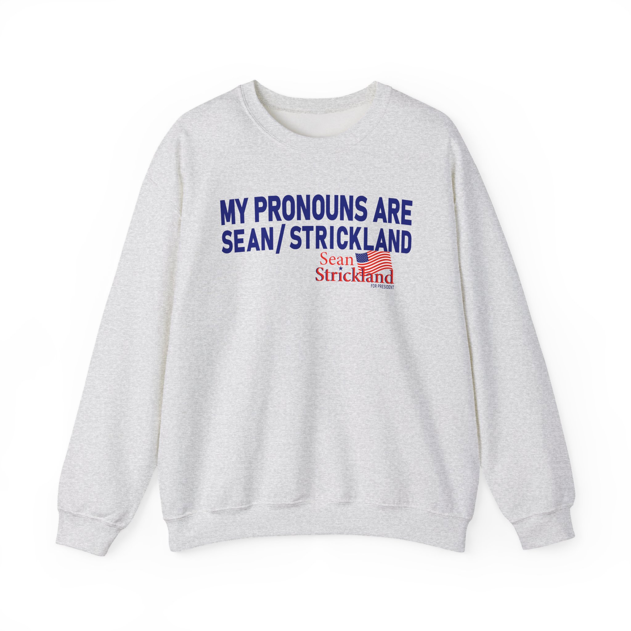 Sean Strickland My Pronouns Are Unisex Heavy Blendâ„¢ Crewneck Sweatshirt