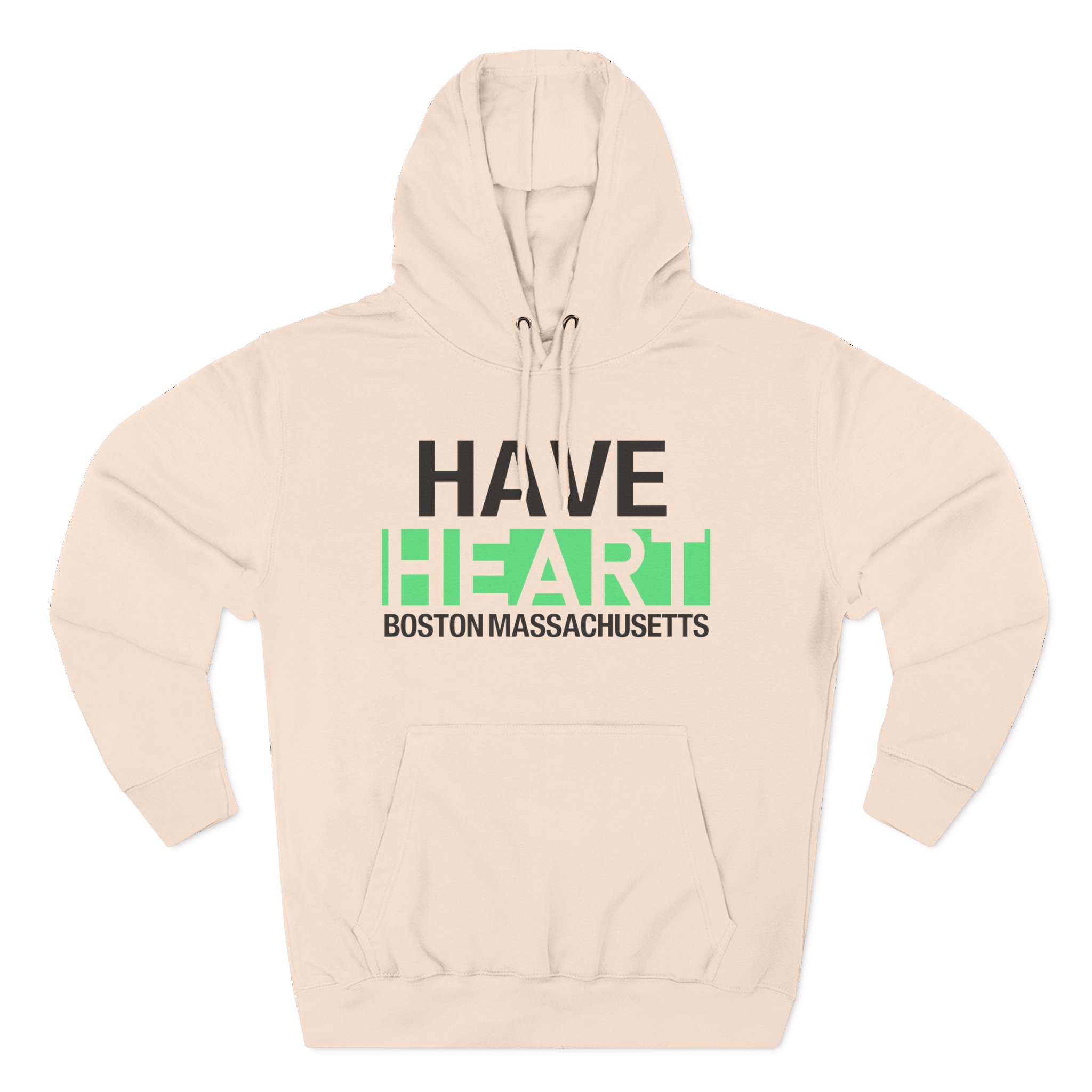 Have Heart Armed With a Mind Three-Panel Fleece Hoodie