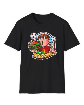 Burger Pommes Unisex Softstyle T-Shirt
