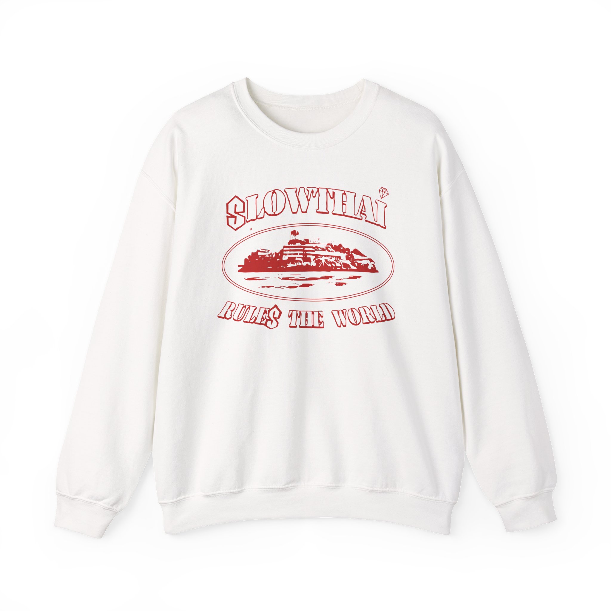 Slowthai Rules the World Unisex Heavy Blendâ„¢ Crewneck Sweatshirt