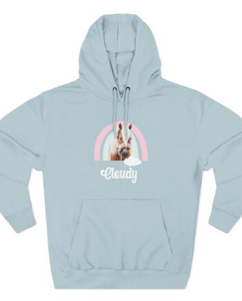 Harlow and Popcorn Three-Panel Fleece Hoodie