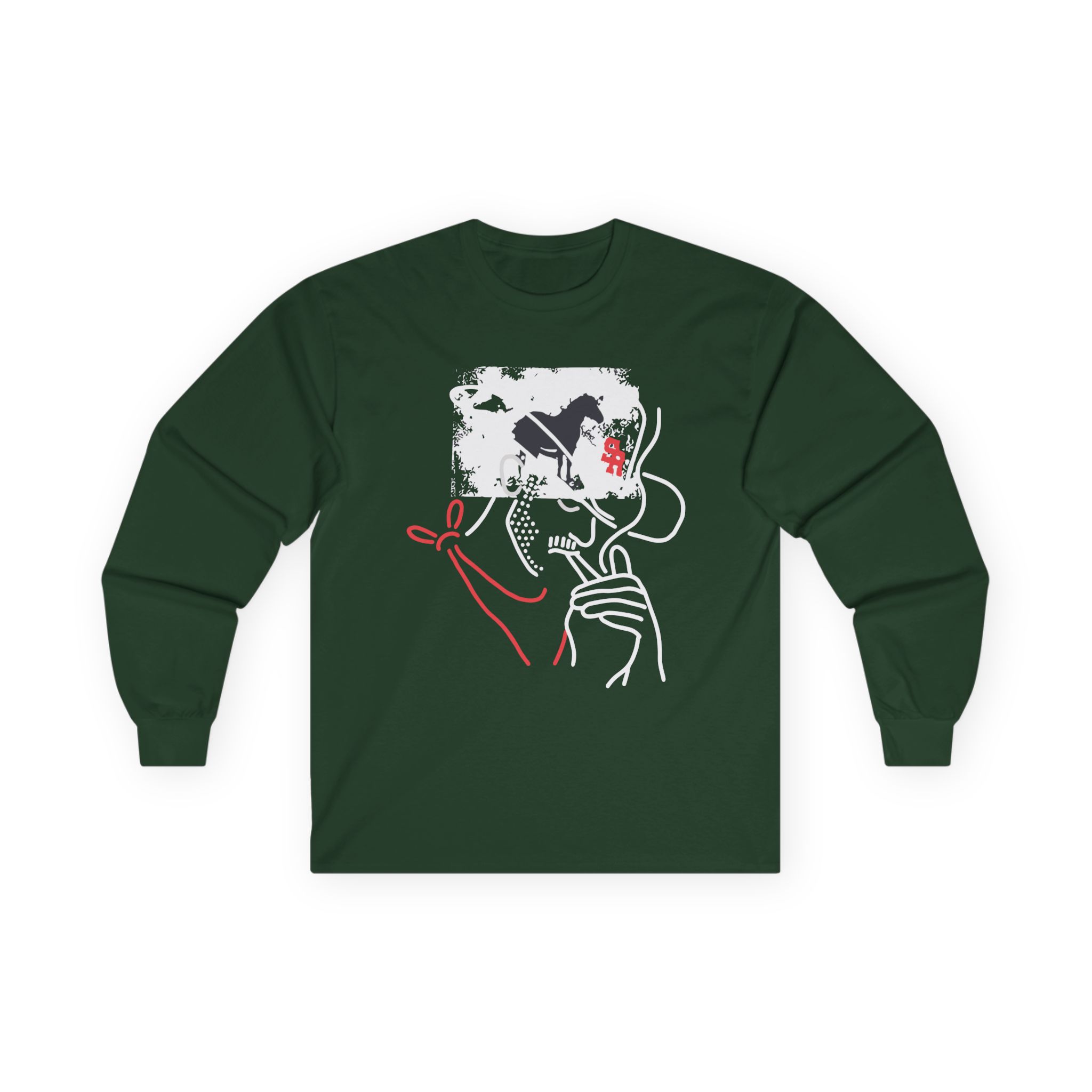 Mike Stud Smoking Cowboy Unisex Ultra Cotton Long Sleeve Tee