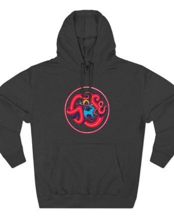 Goose Planetary Three-Panel Fleece Hoodie